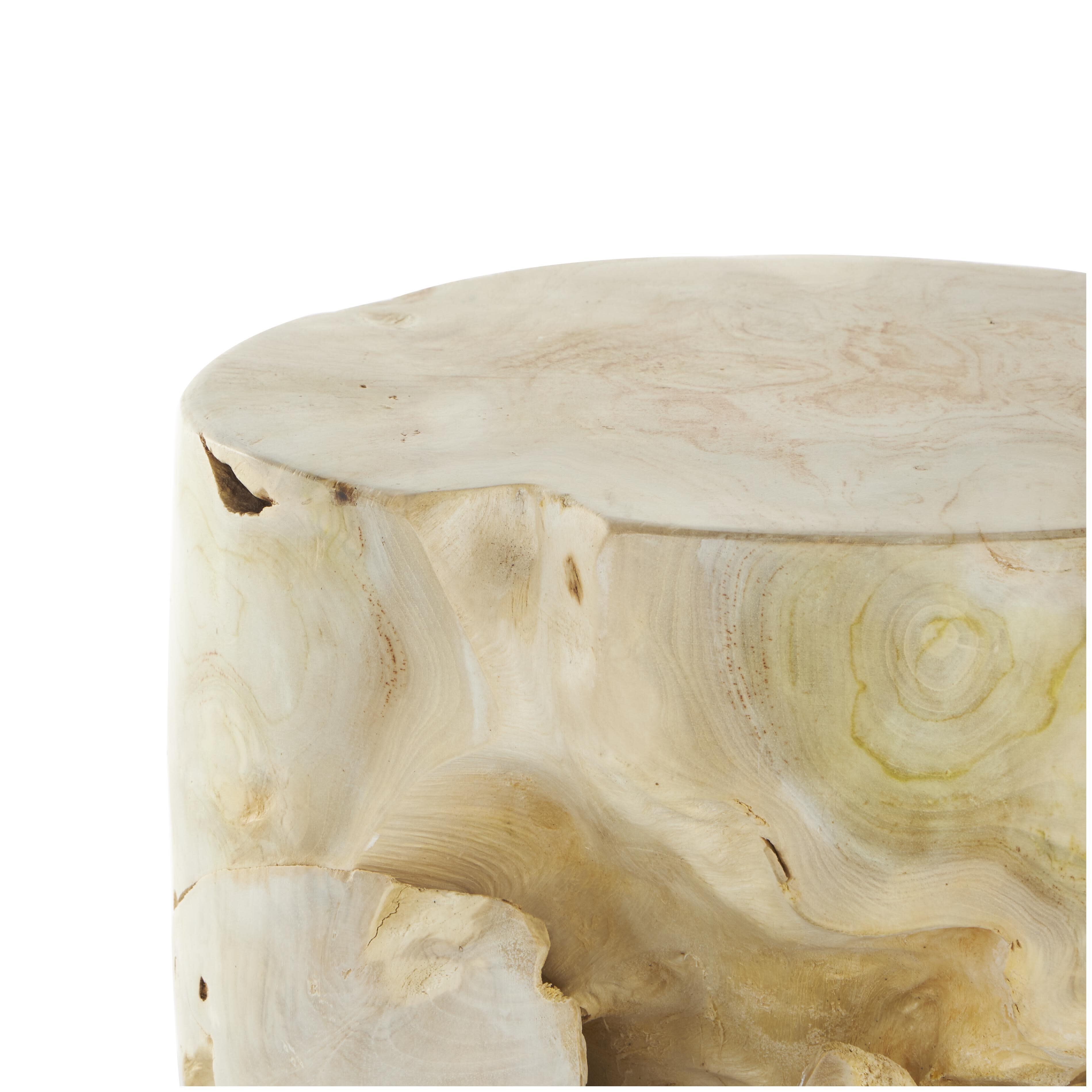 Bayberry Lane Natural Cutout Accent End Table, , large