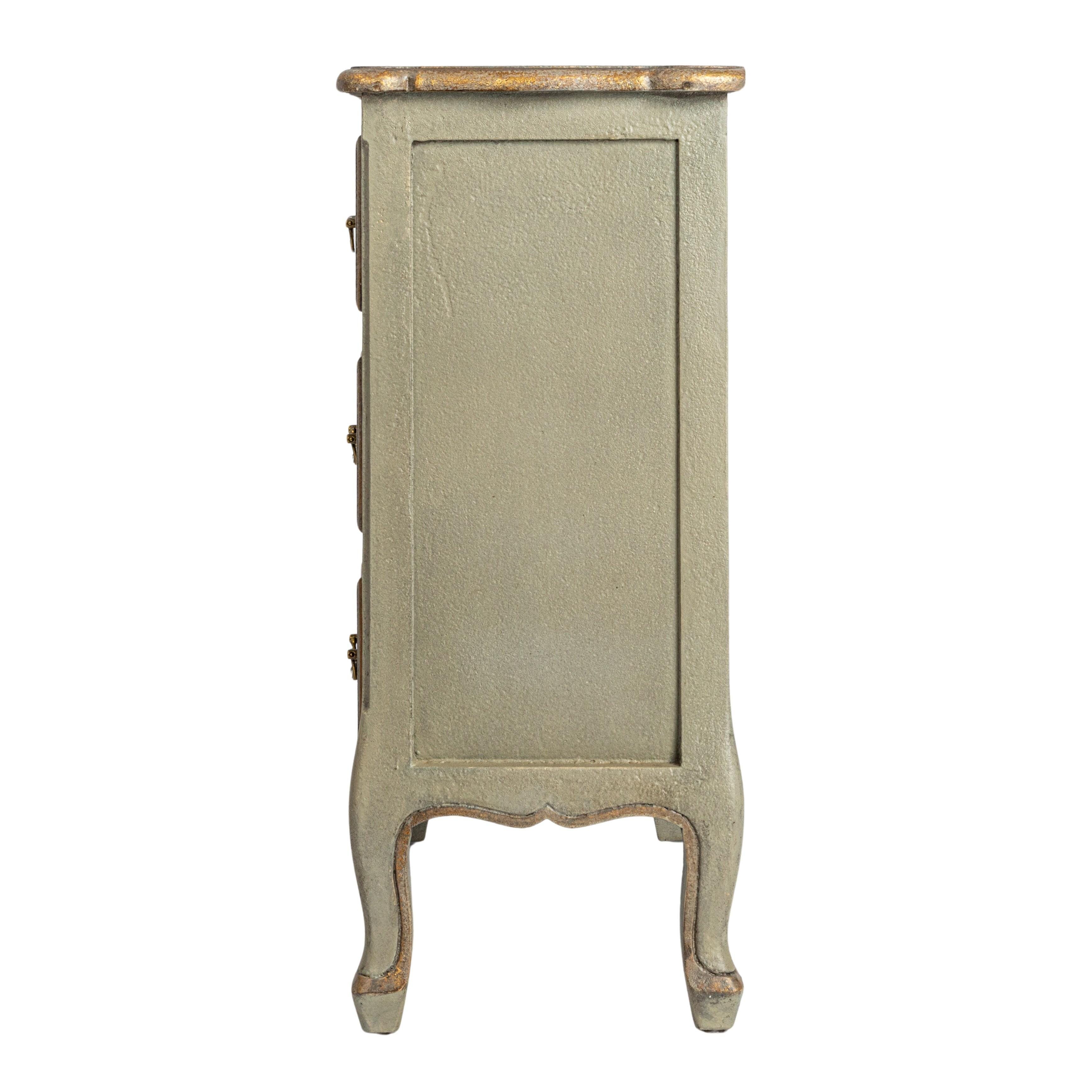 Storied Home 14" 3 Drawer Dresser, Gray, large