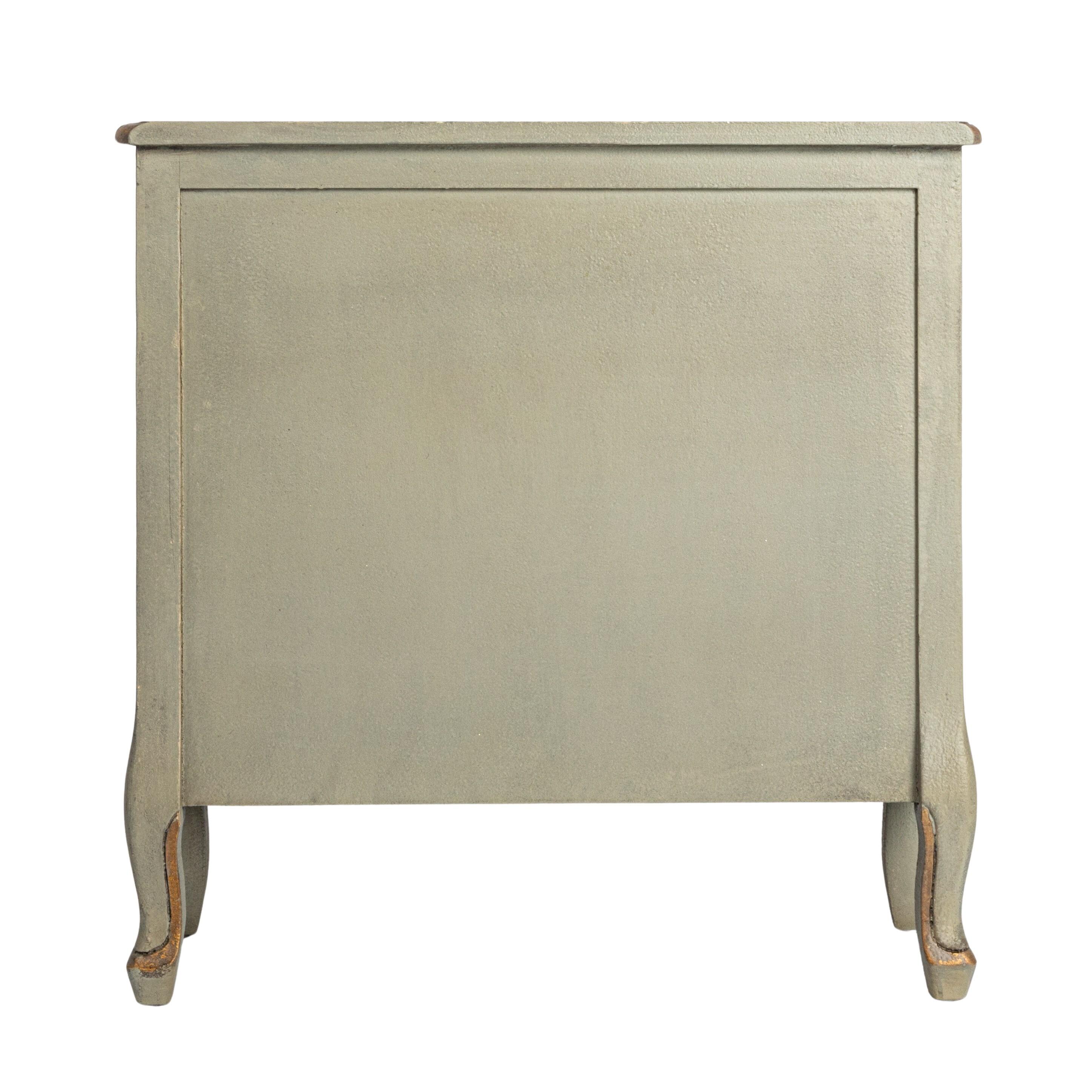 Storied Home 14" 3 Drawer Dresser, Gray, large