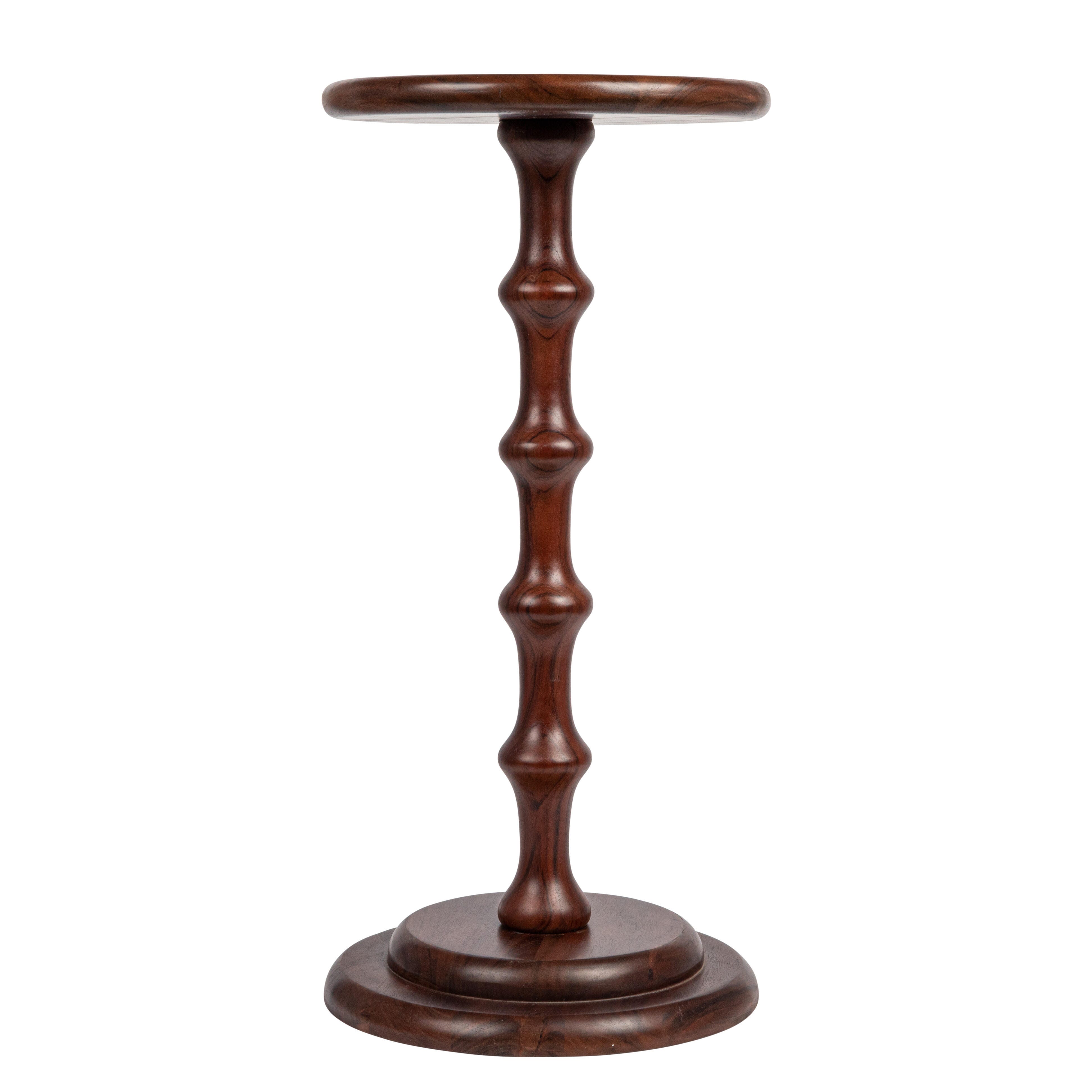 Storied Home Ergo Side Table, Dark Chestnut, large
