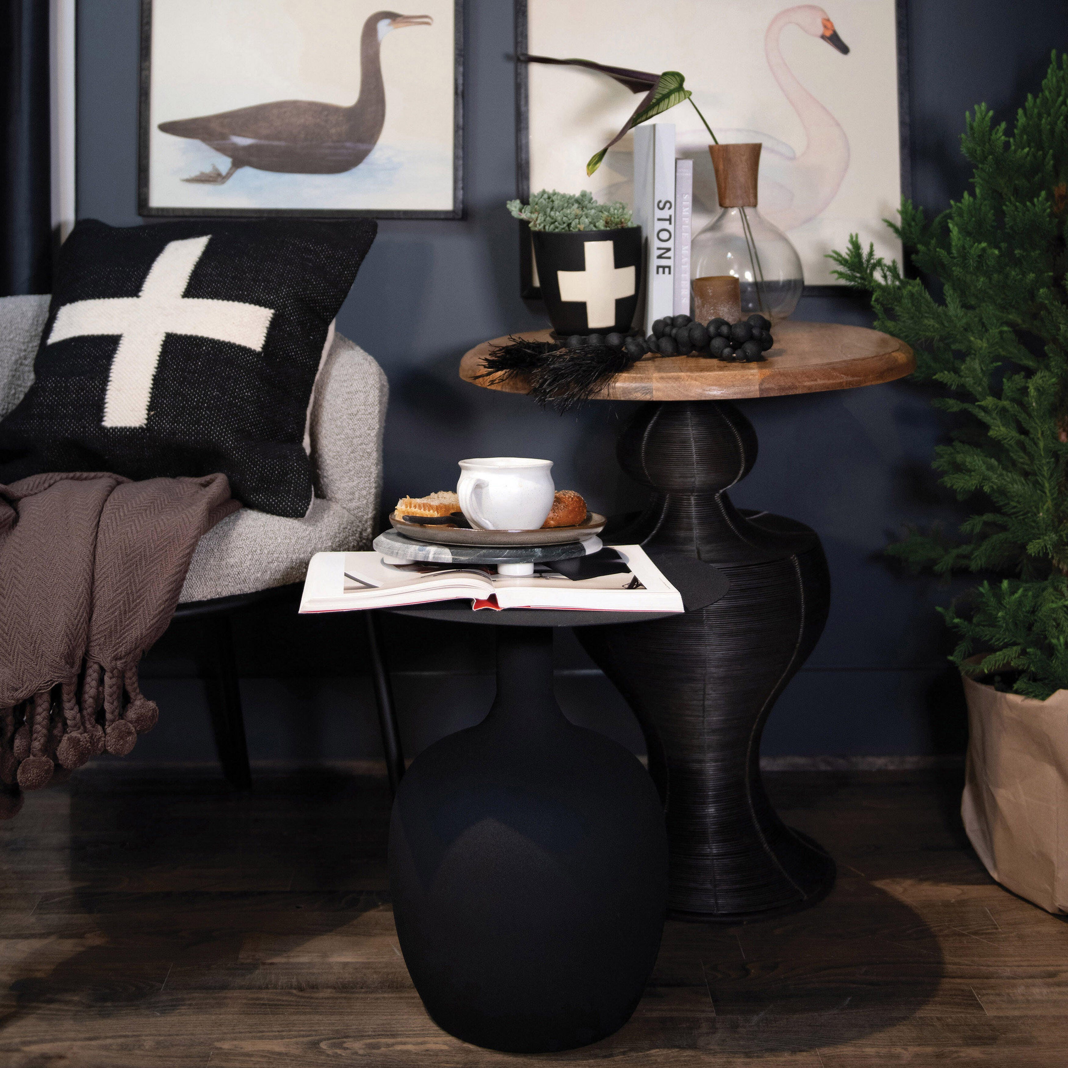 Storied Home Modern Side Table, , large