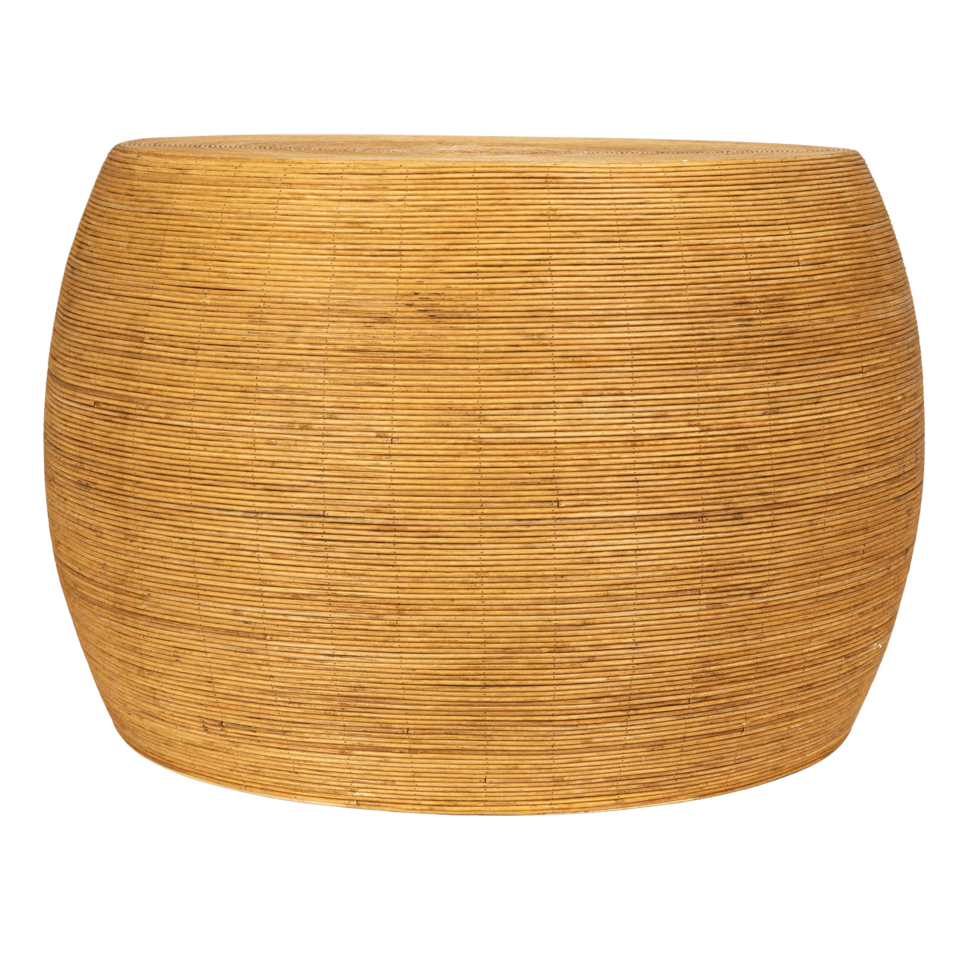 Storied Home Barrel Coffee Table, , large