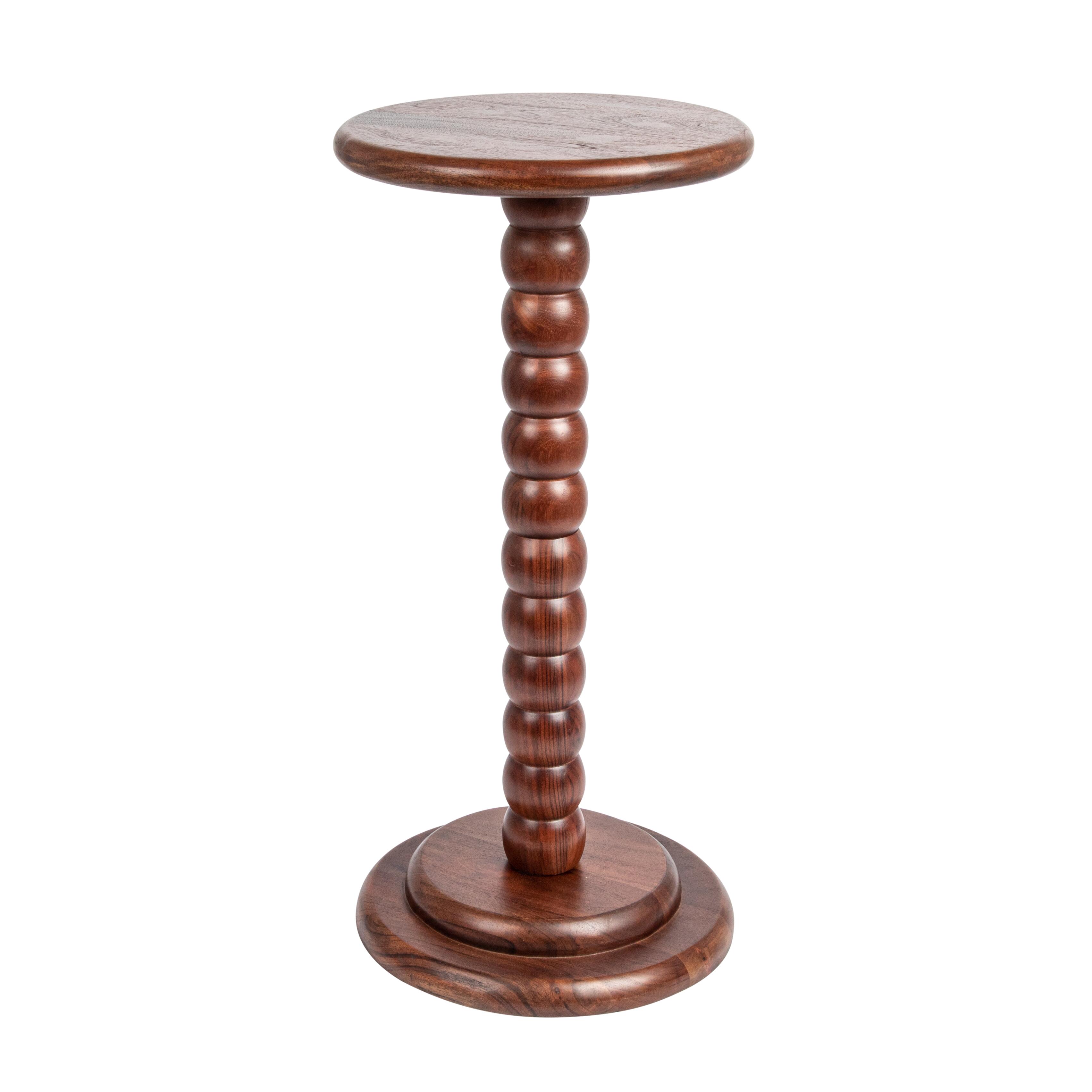 Storied Home Side Table, Dark Chestnut, large