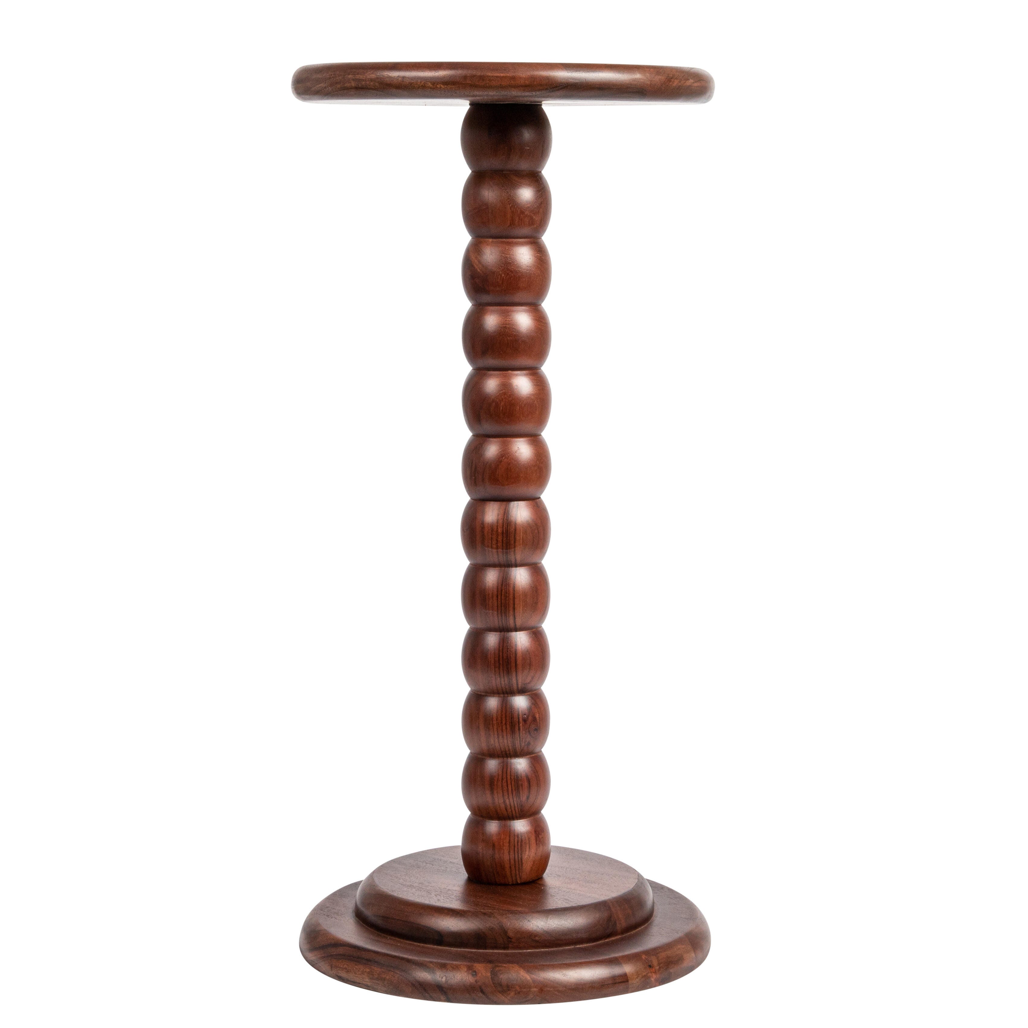 Storied Home Side Table, Dark Chestnut, large