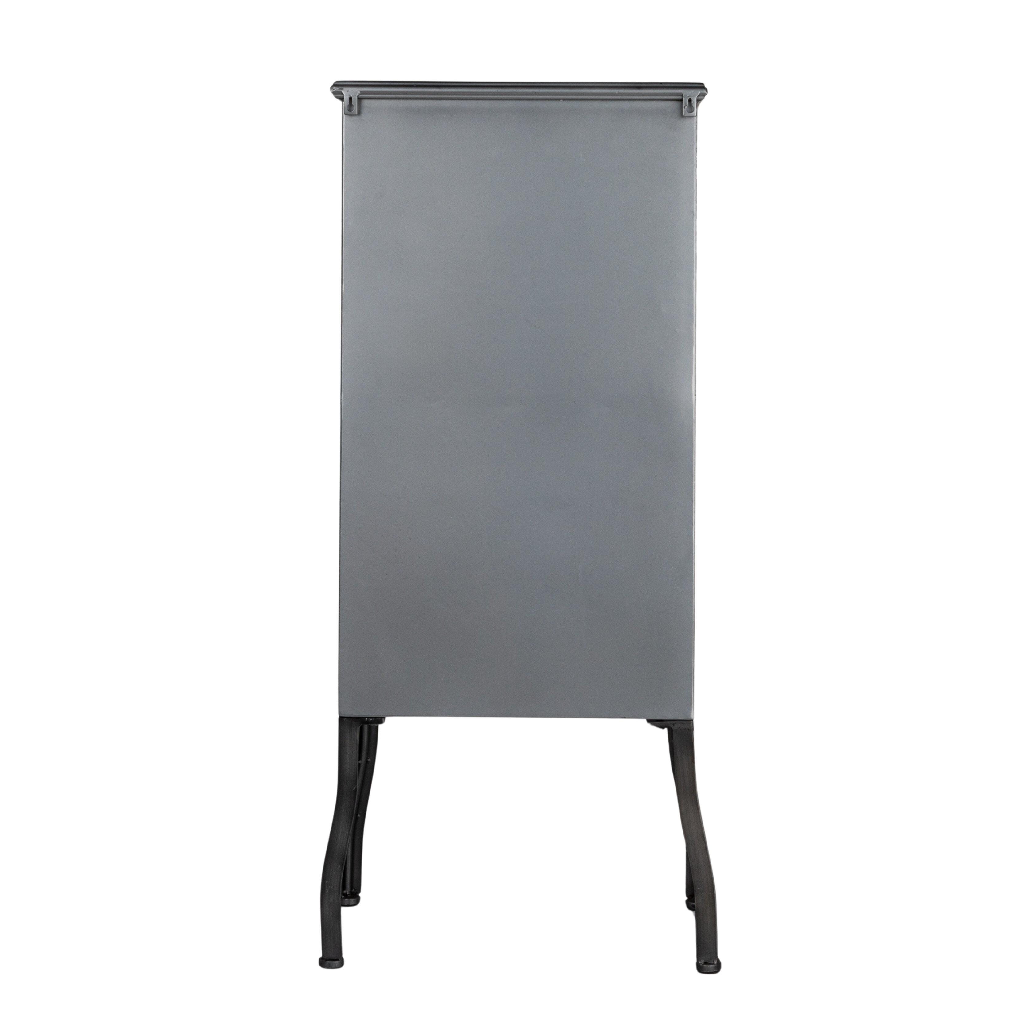 Storied Home Cabinet with Storage, Black, large