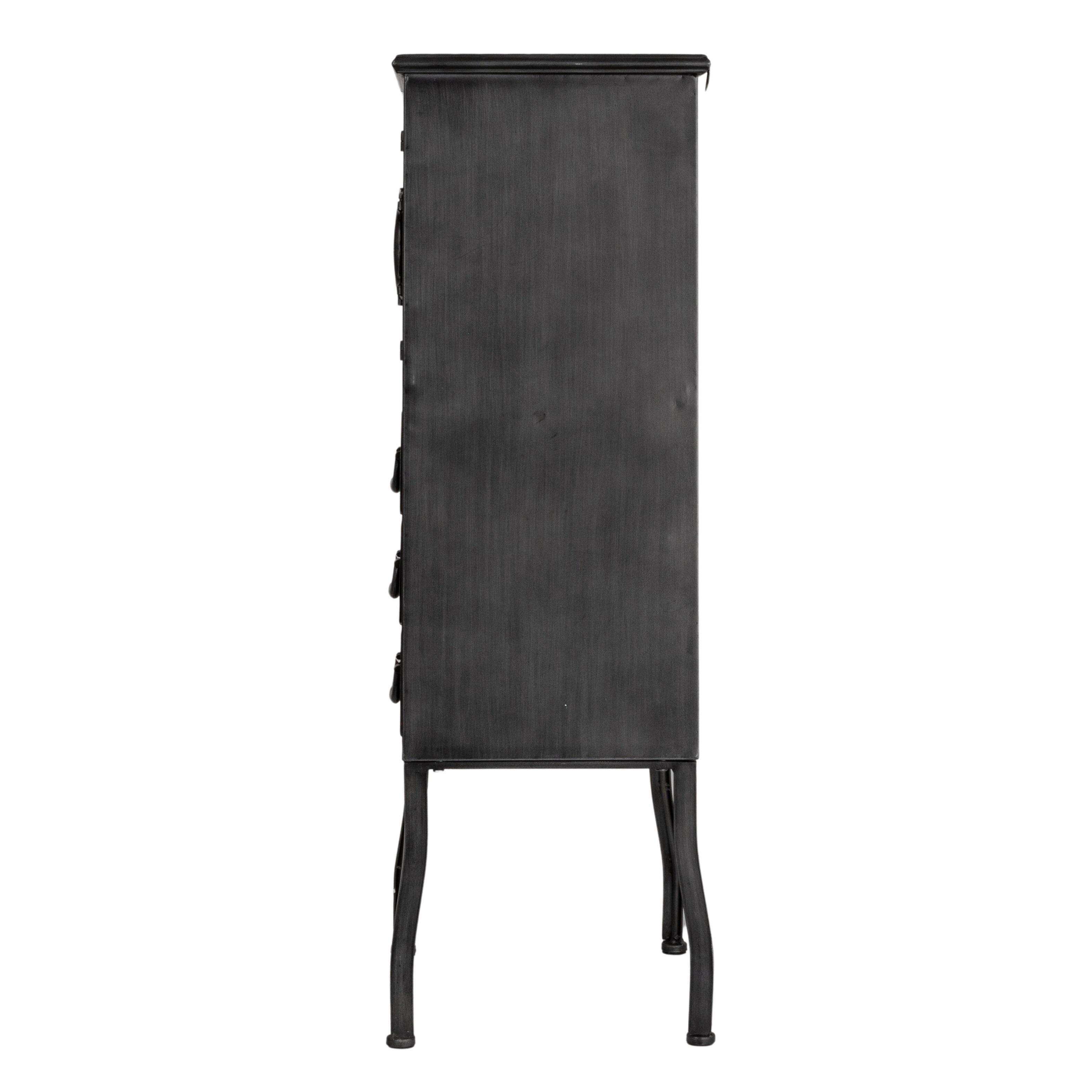 Storied Home Cabinet with Storage, Black, large
