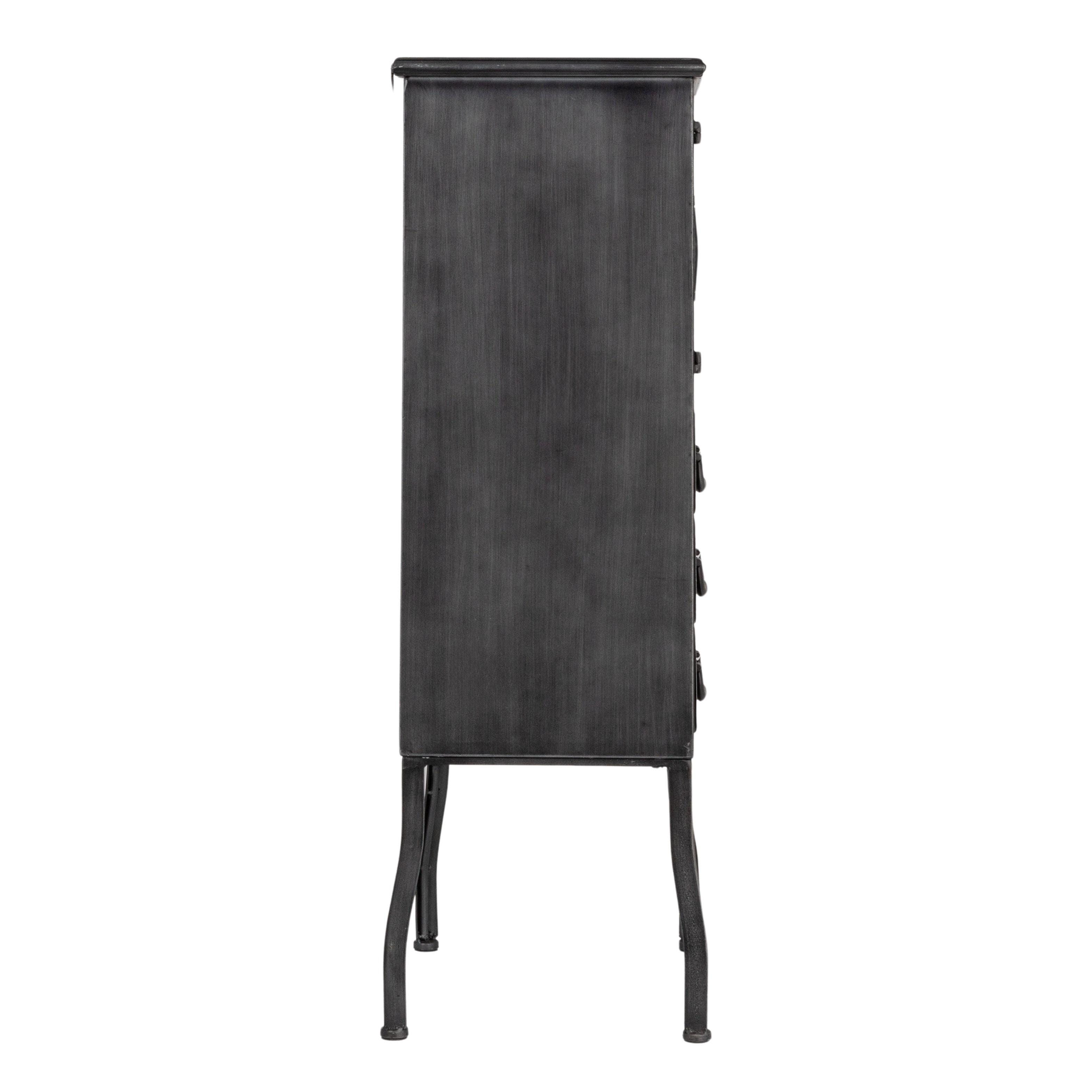 Storied Home Cabinet with Storage, Black, large