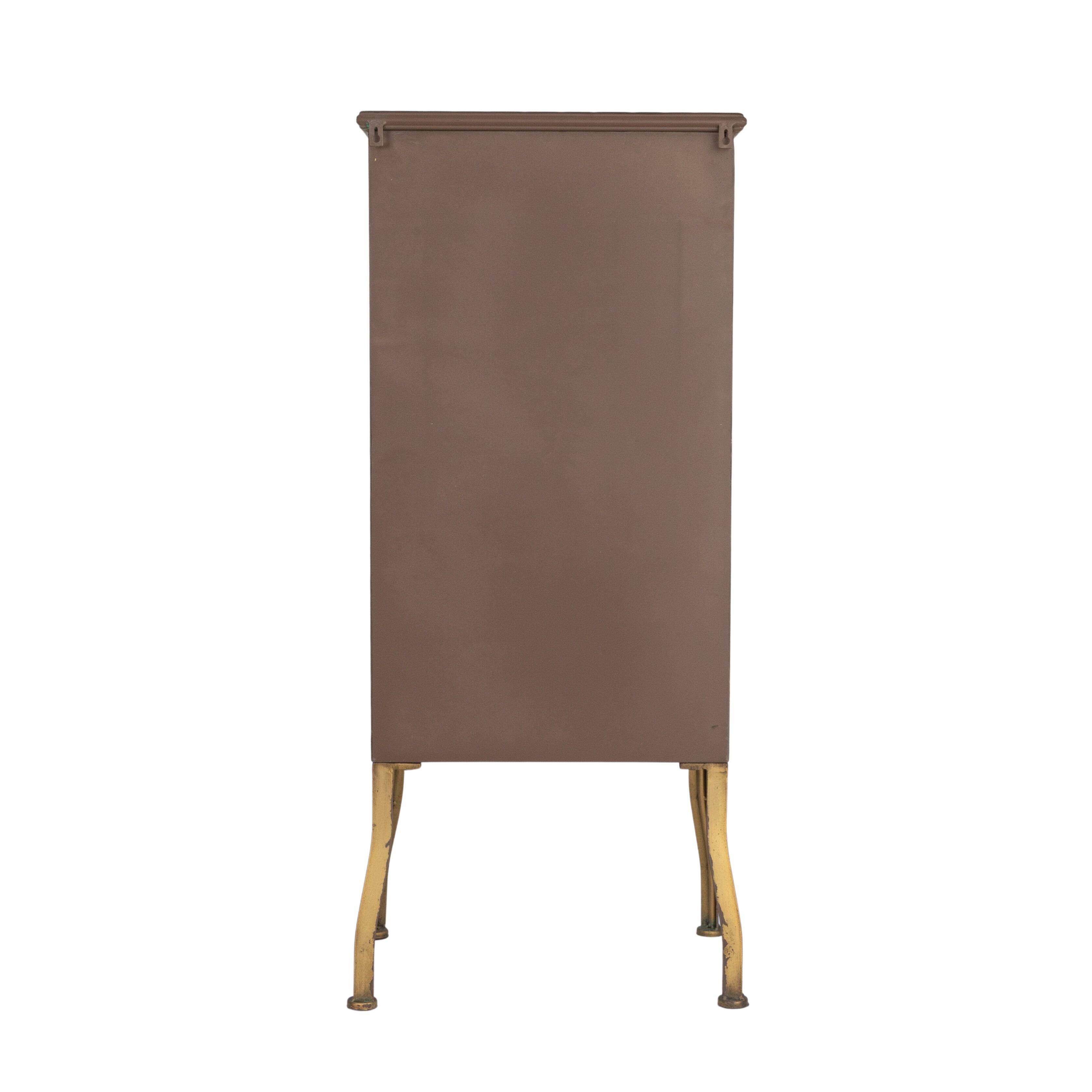 Storied Home Cabinet with Storage, Gold, large