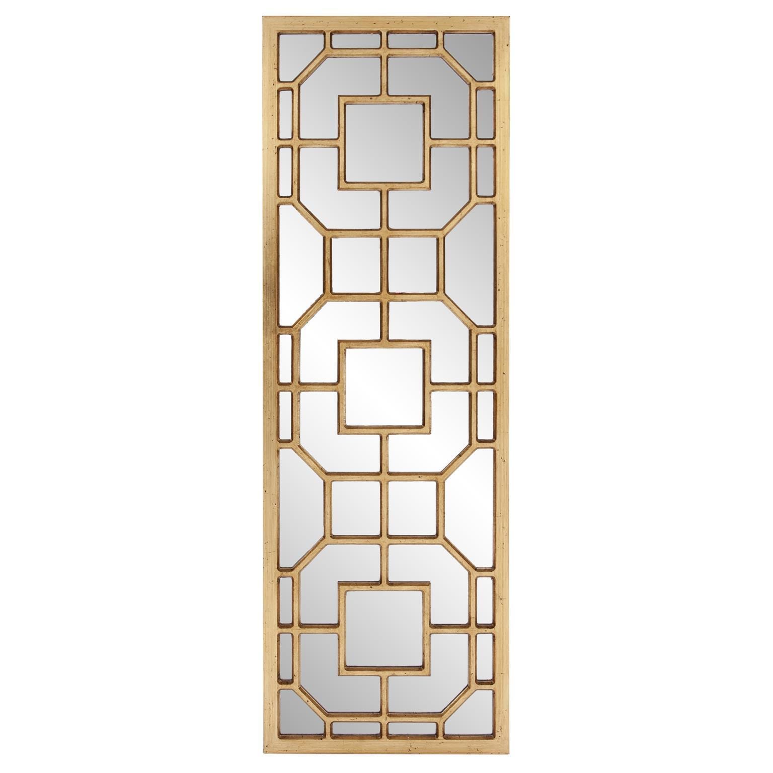 Howard Elliott Aldrich Accent Mirror, Antique Gold, large