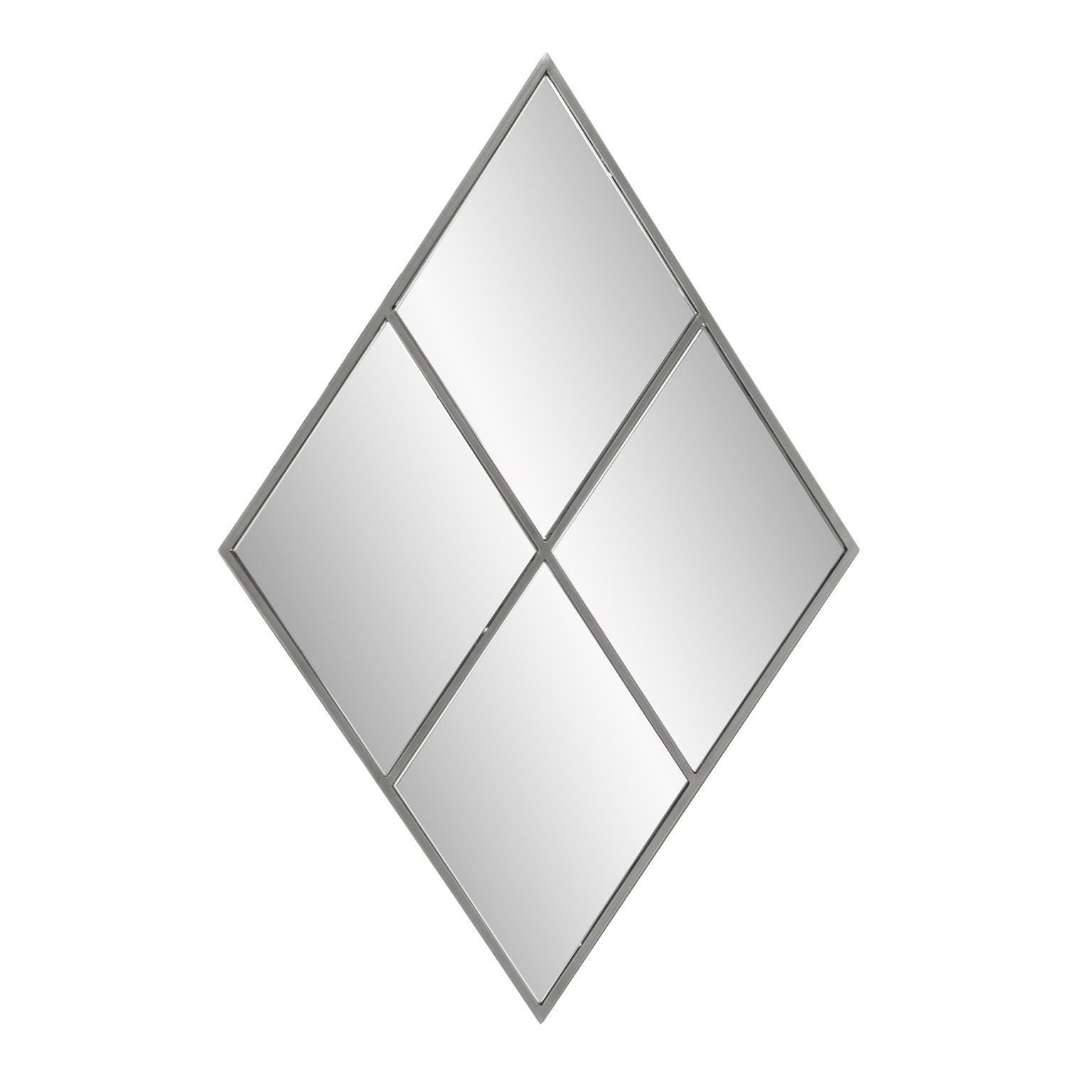 Howard Elliott Diamond Windowpane Mirror, , large