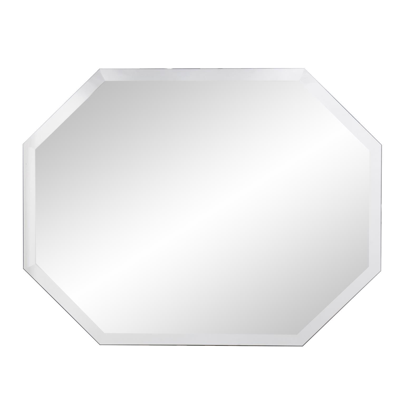 Howard Elliott Frameless Octagonal Mirror, , large
