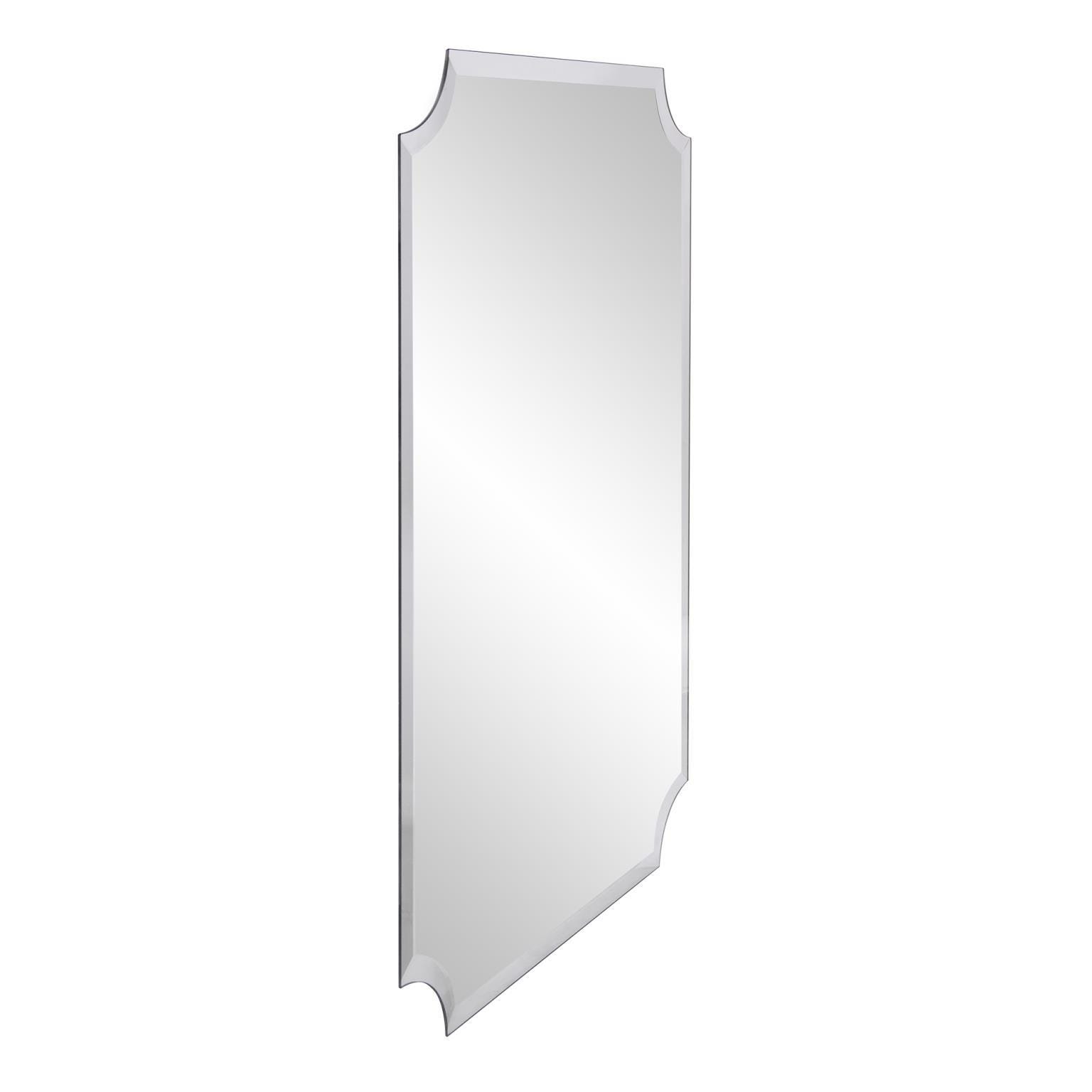 Howard Elliott Frameless Rectangular Wall Mirror, , large