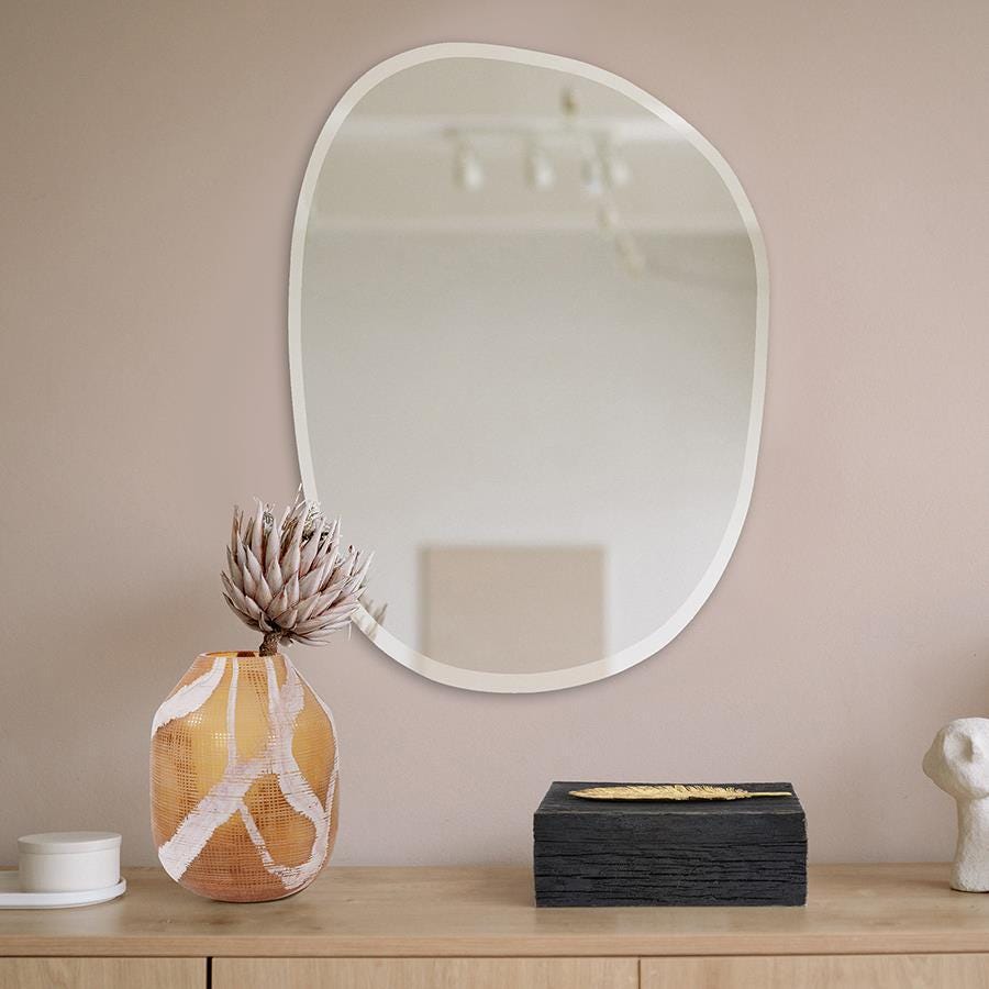 Howard Elliott Frameless Wall Mirror, , large