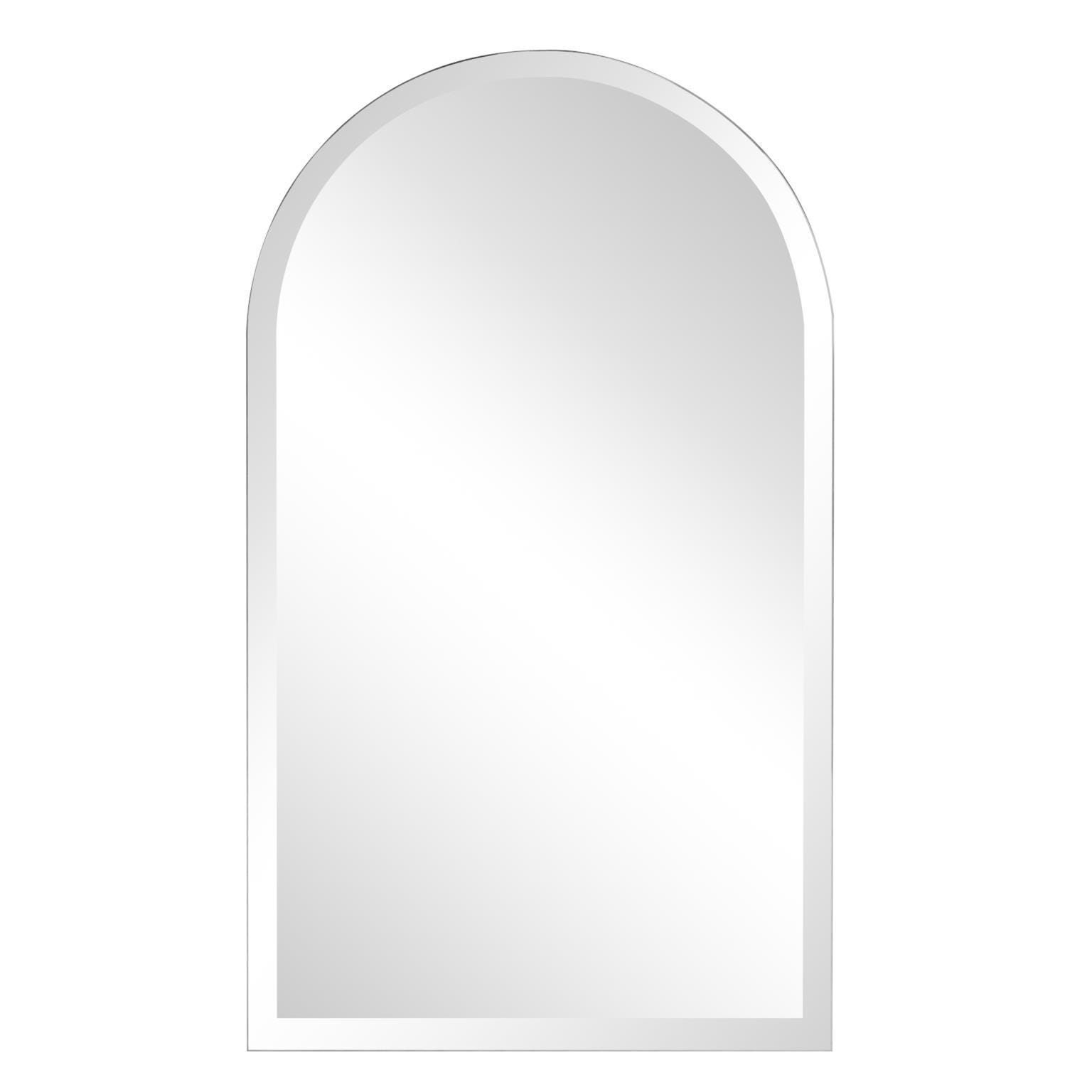 Howard Elliott Frameless Arched Mirror, , large