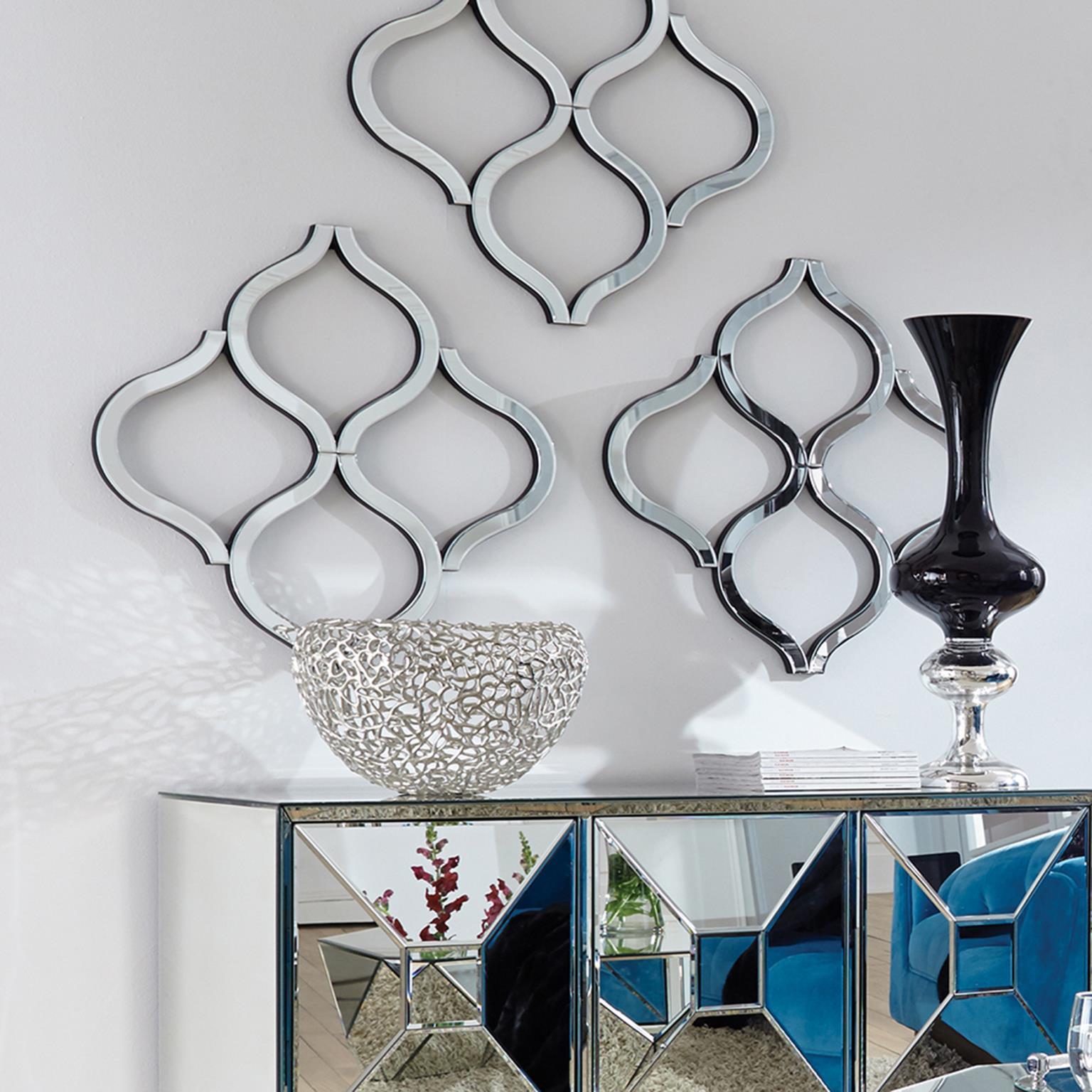 Howard Elliott Lattice Accent Mirror, , large