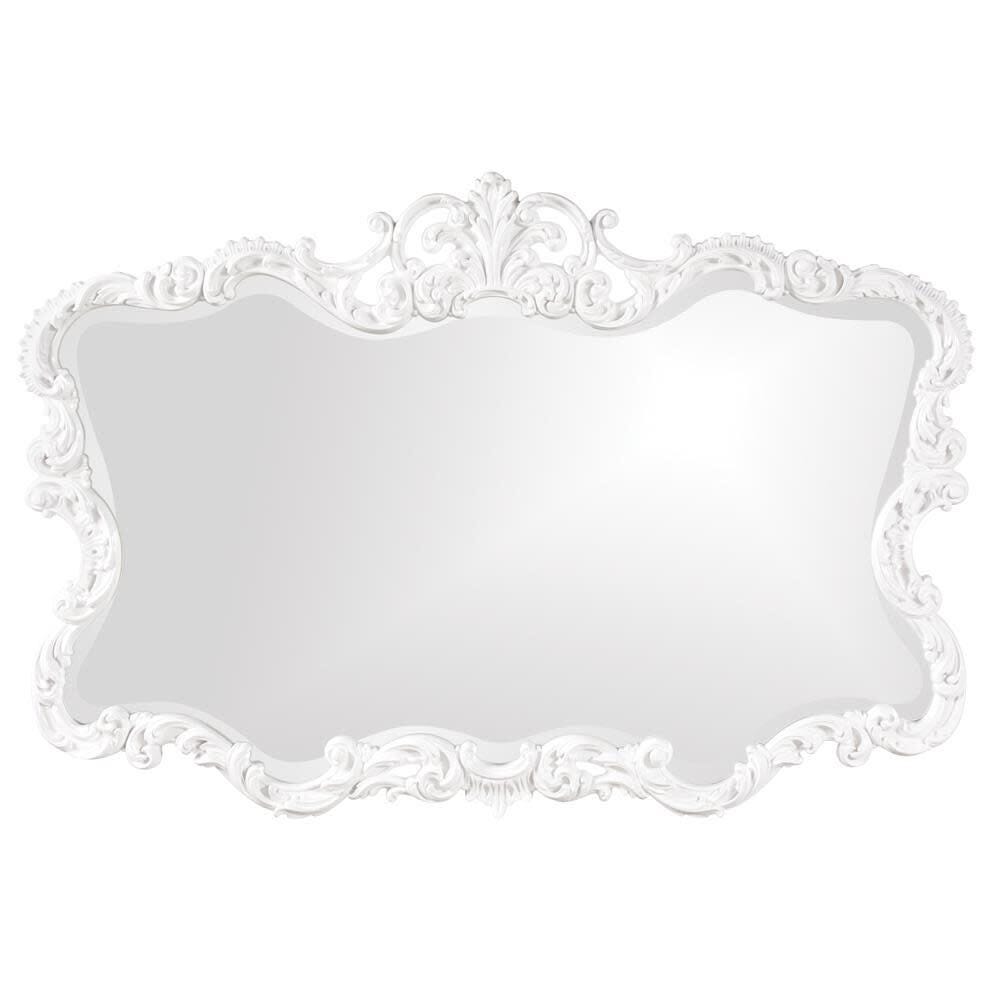 Howard Elliott Talida Accent Mirror, White, large