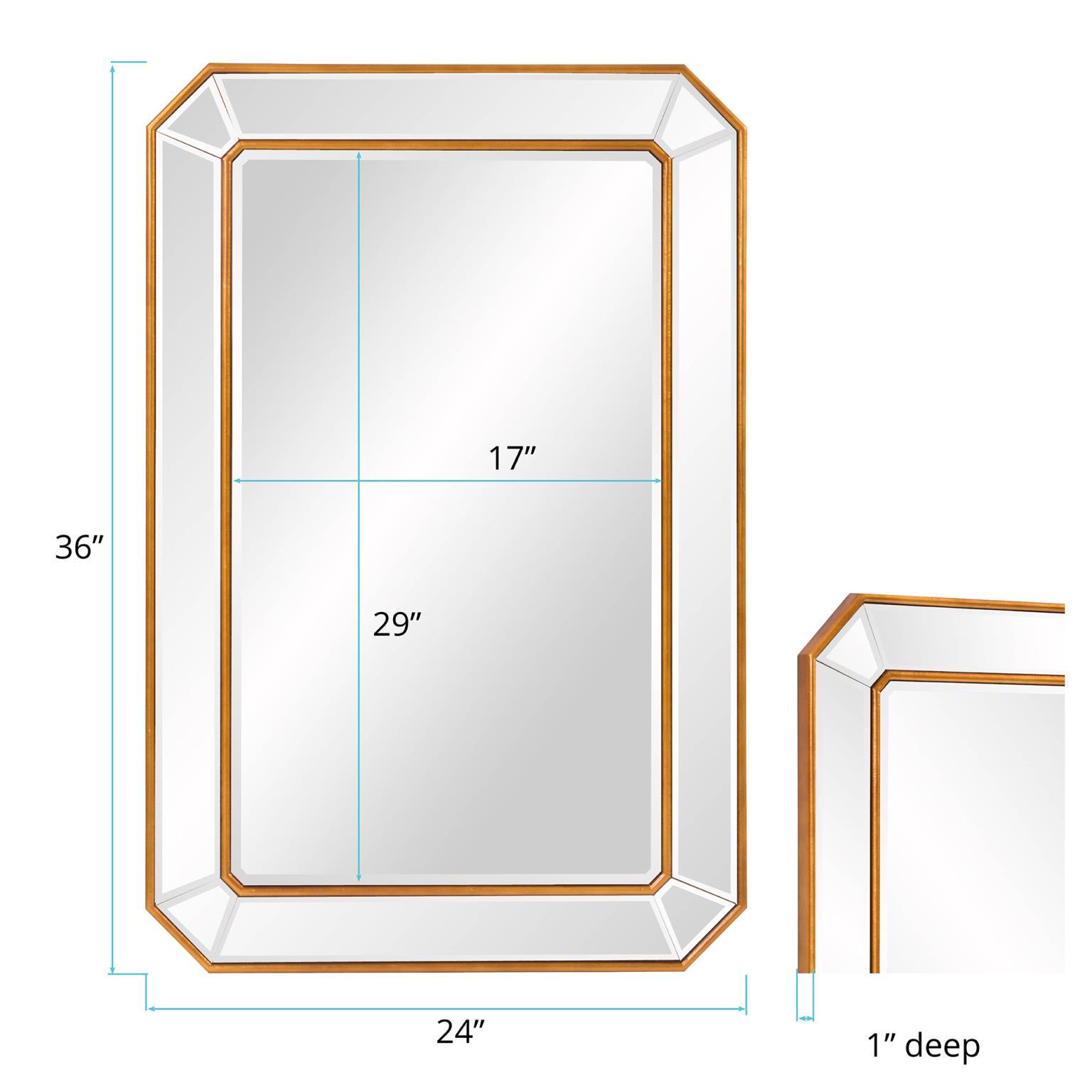 Howard Elliott Leopold Accent Mirror, , large