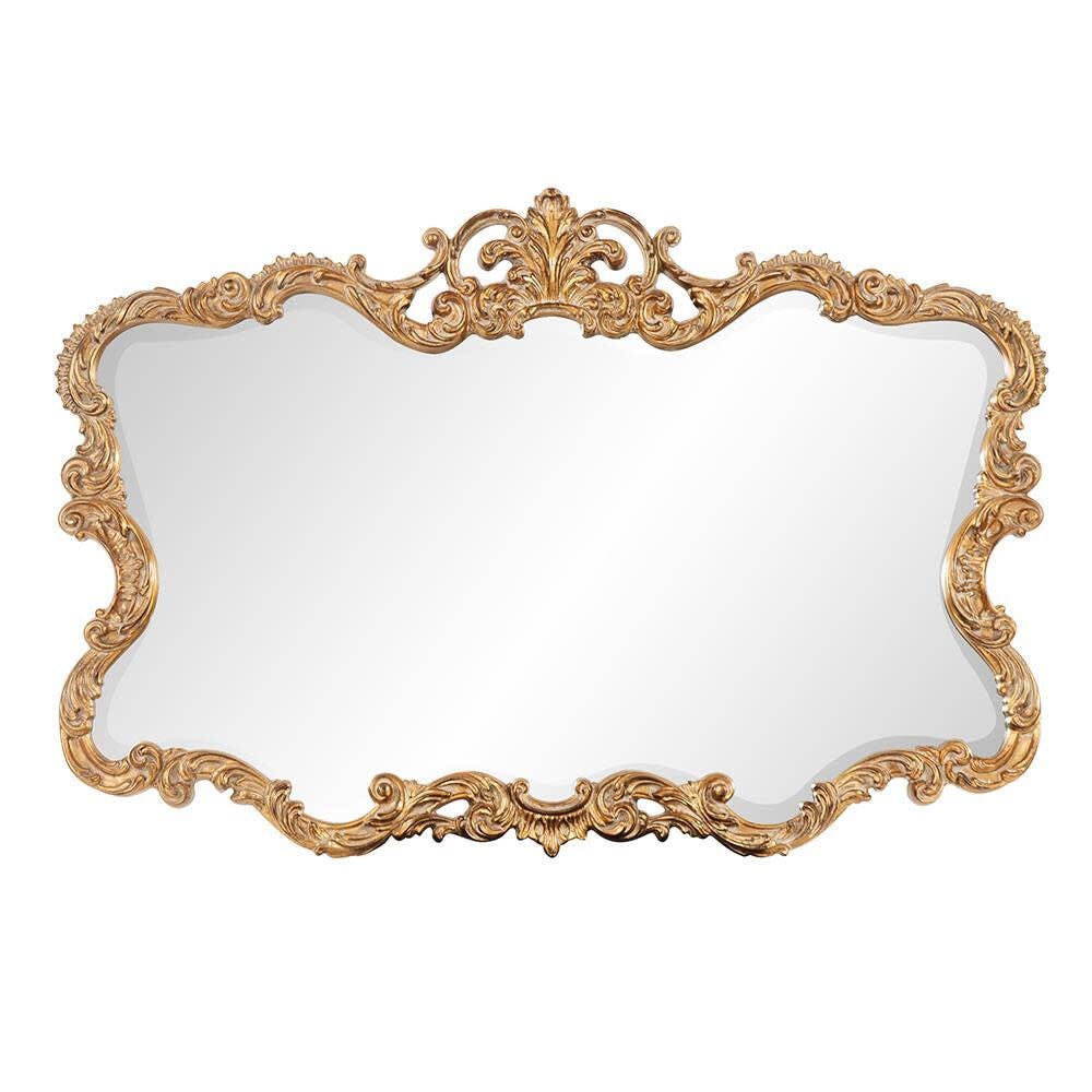 Howard Elliott Talida Accent Mirror, Bright Gold, large