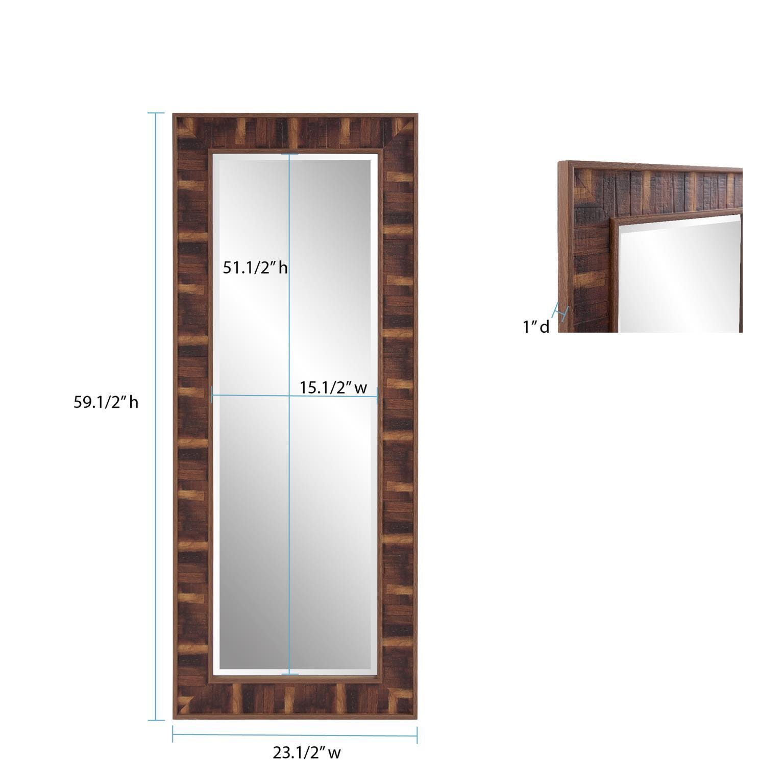 Howard Elliott Woodland Wall Mirror, , large