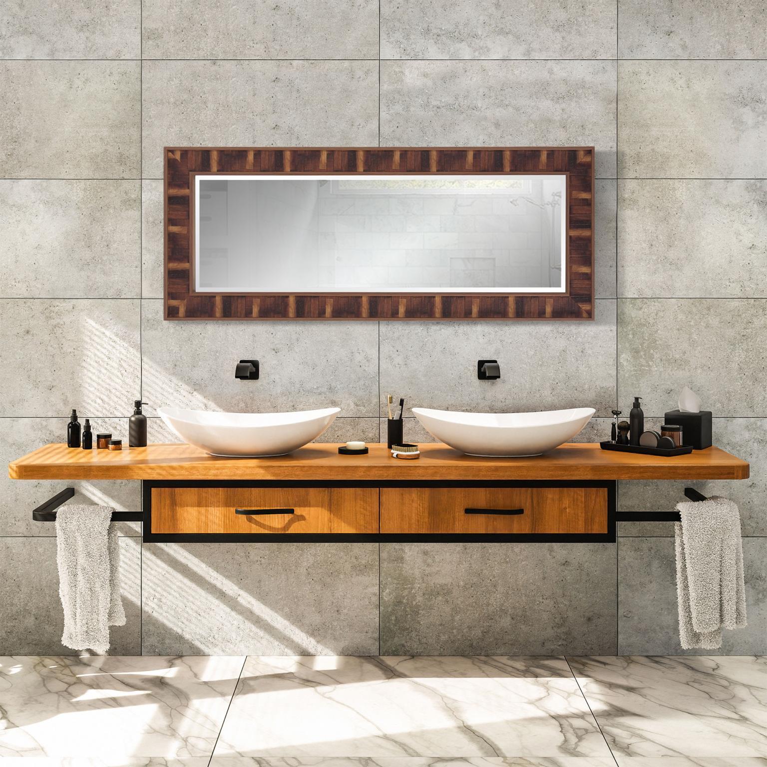 Howard Elliott Woodland Wall Mirror, , large