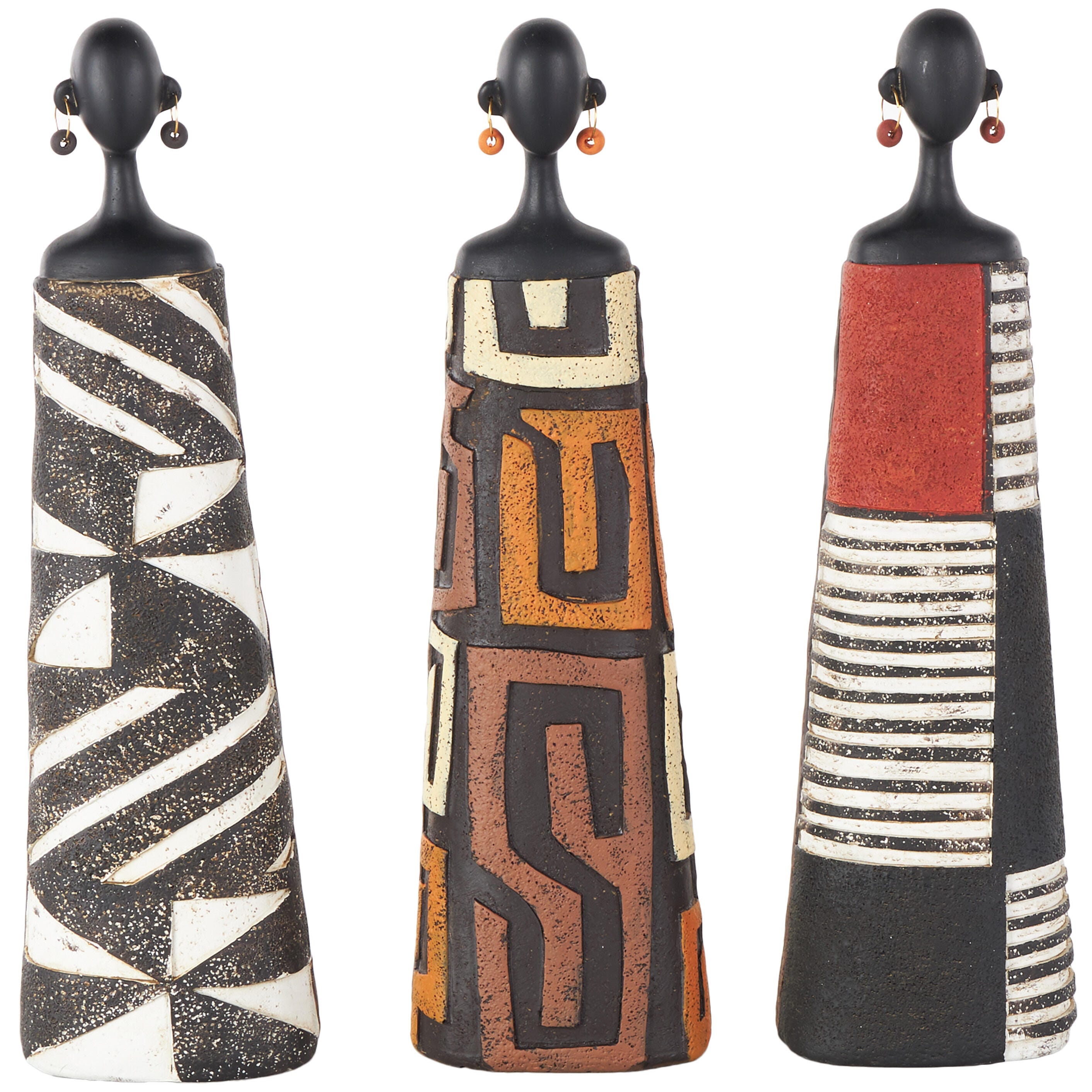 Bayberry Lane African Women with Water Jugs Medium Sculpture (Set