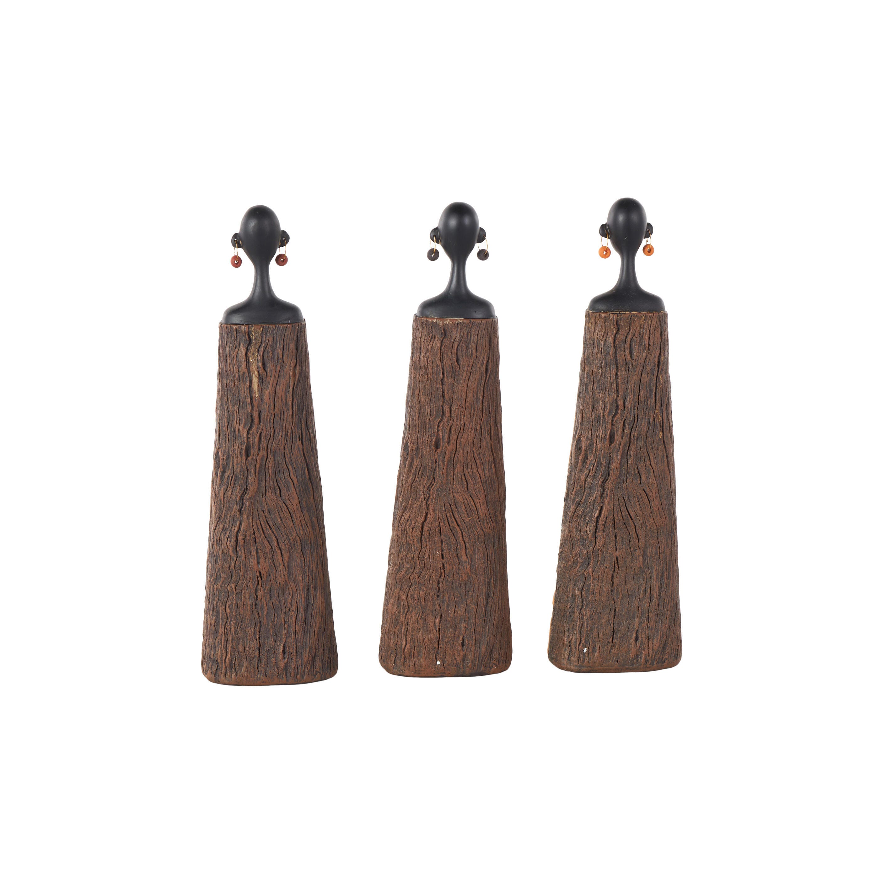 Bayberry Lane African Woman with Dresswear Sculpture (Set of 3