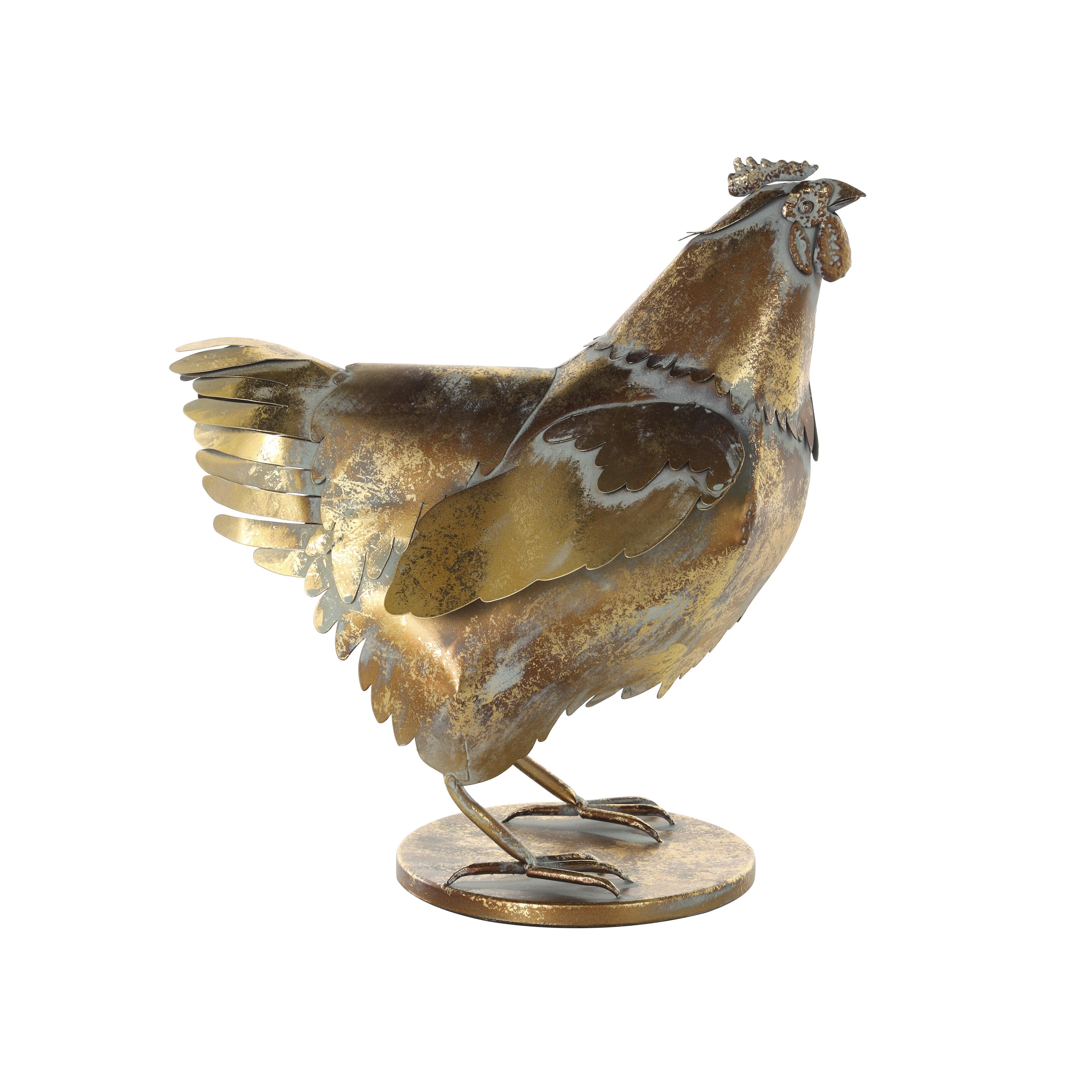 Bayberry Lane Chicken Garden Sculpture, , large