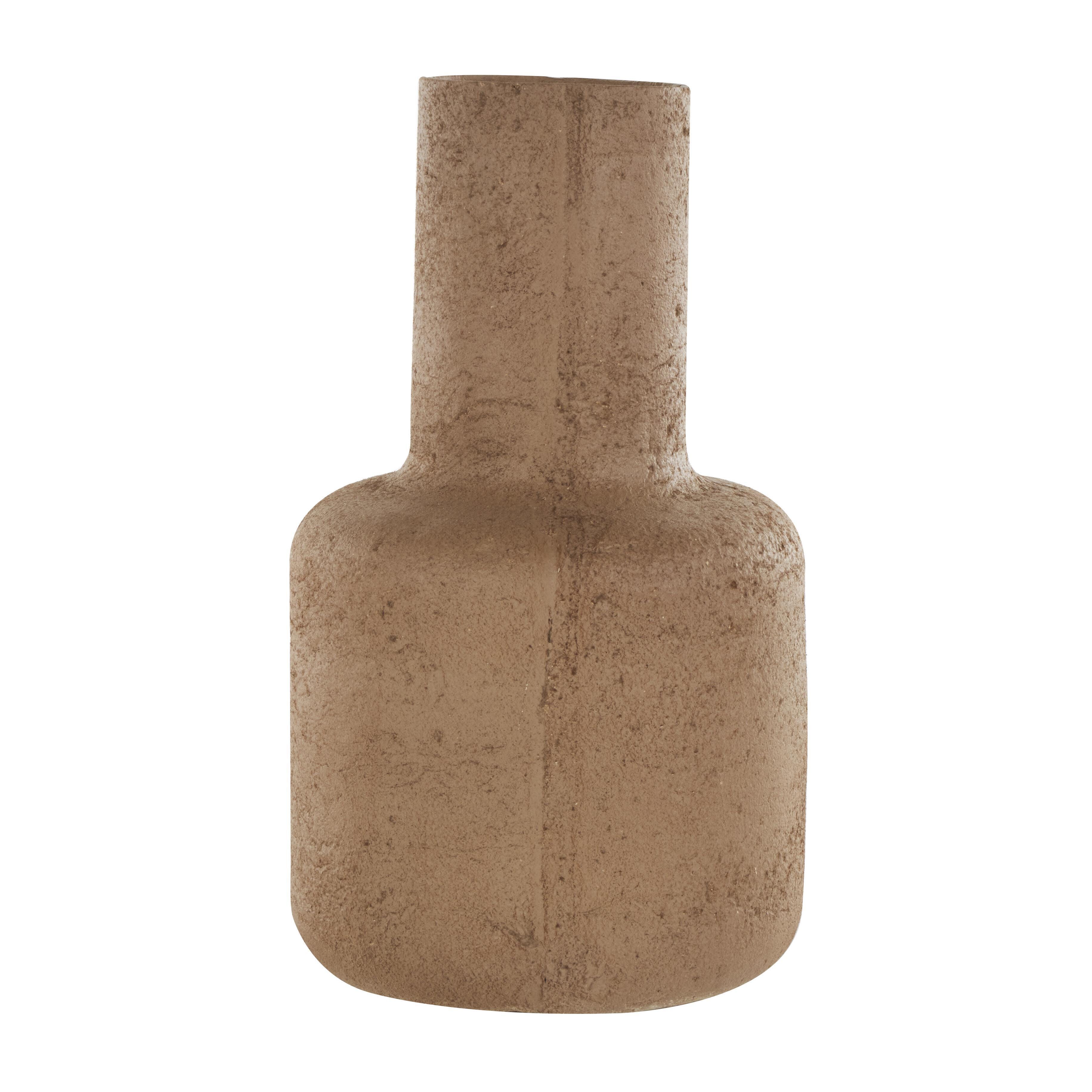 Bayberry Lane Geometric Handle Textured Vase, , large