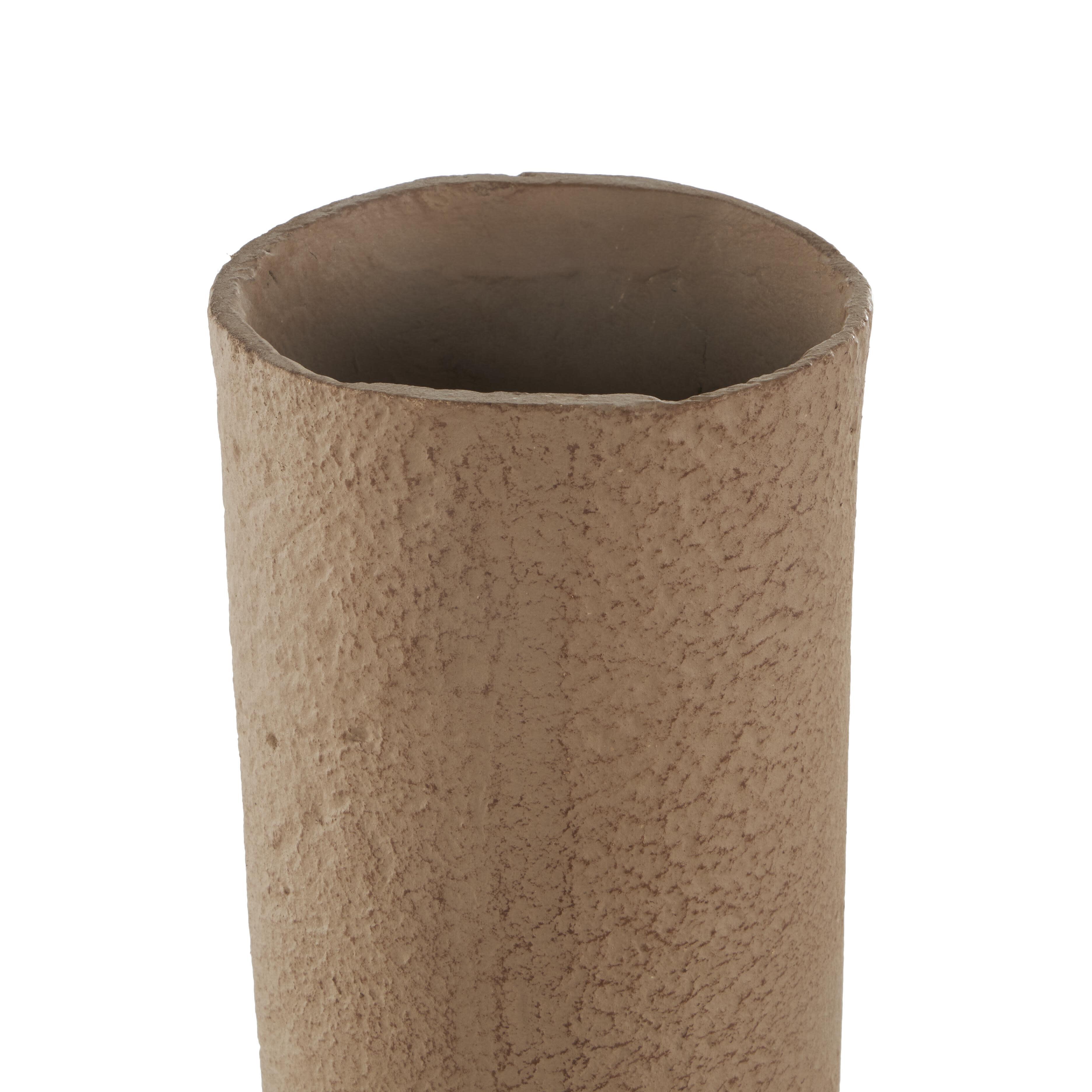 Bayberry Lane Triangular Handle Textured Vase, , large