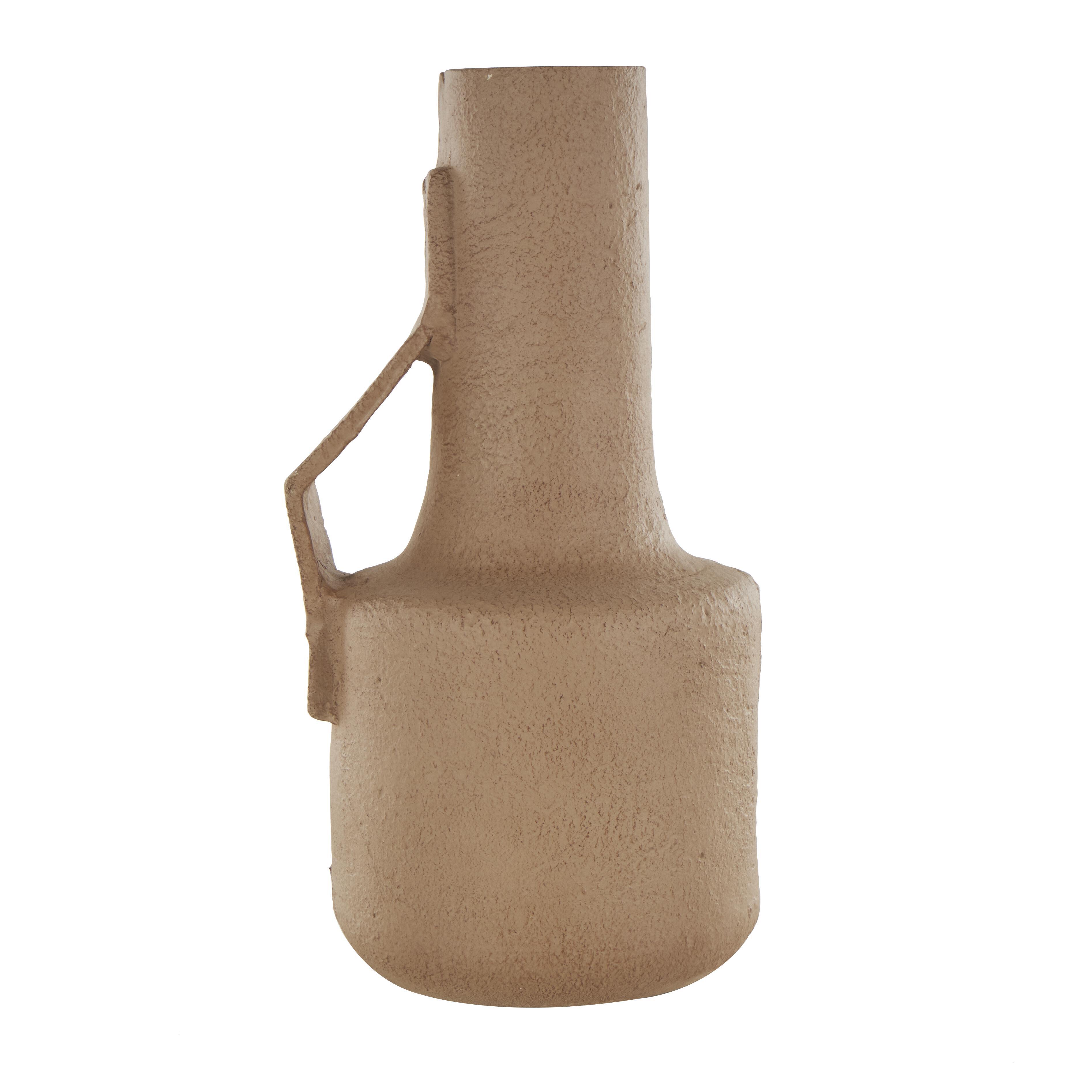 Bayberry Lane Triangular Handle Textured Vase, , large