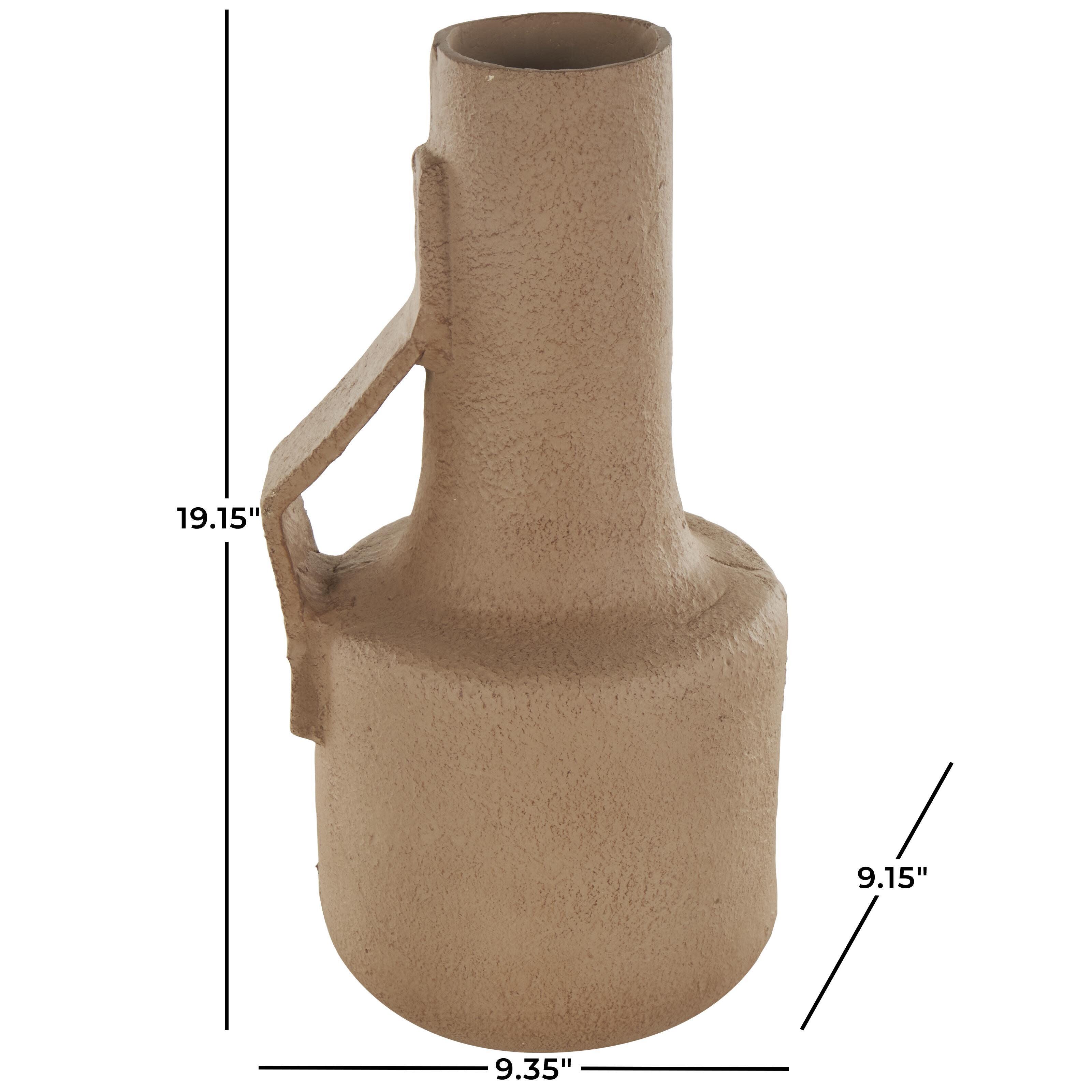 Bayberry Lane Triangular Handle Textured Vase, , large