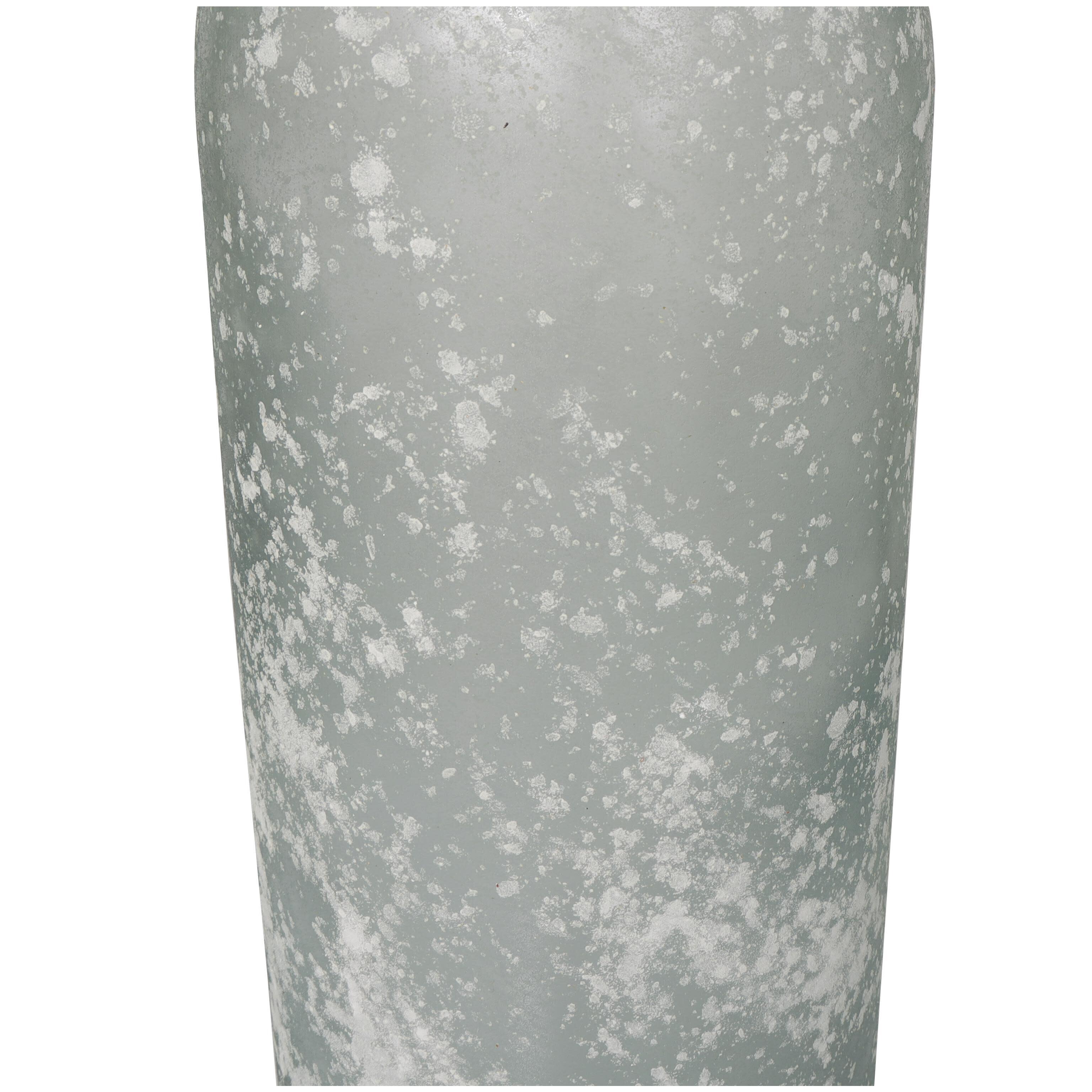 Bayberry Lane Frosted Spanish Bottle Vase, Clear, large
