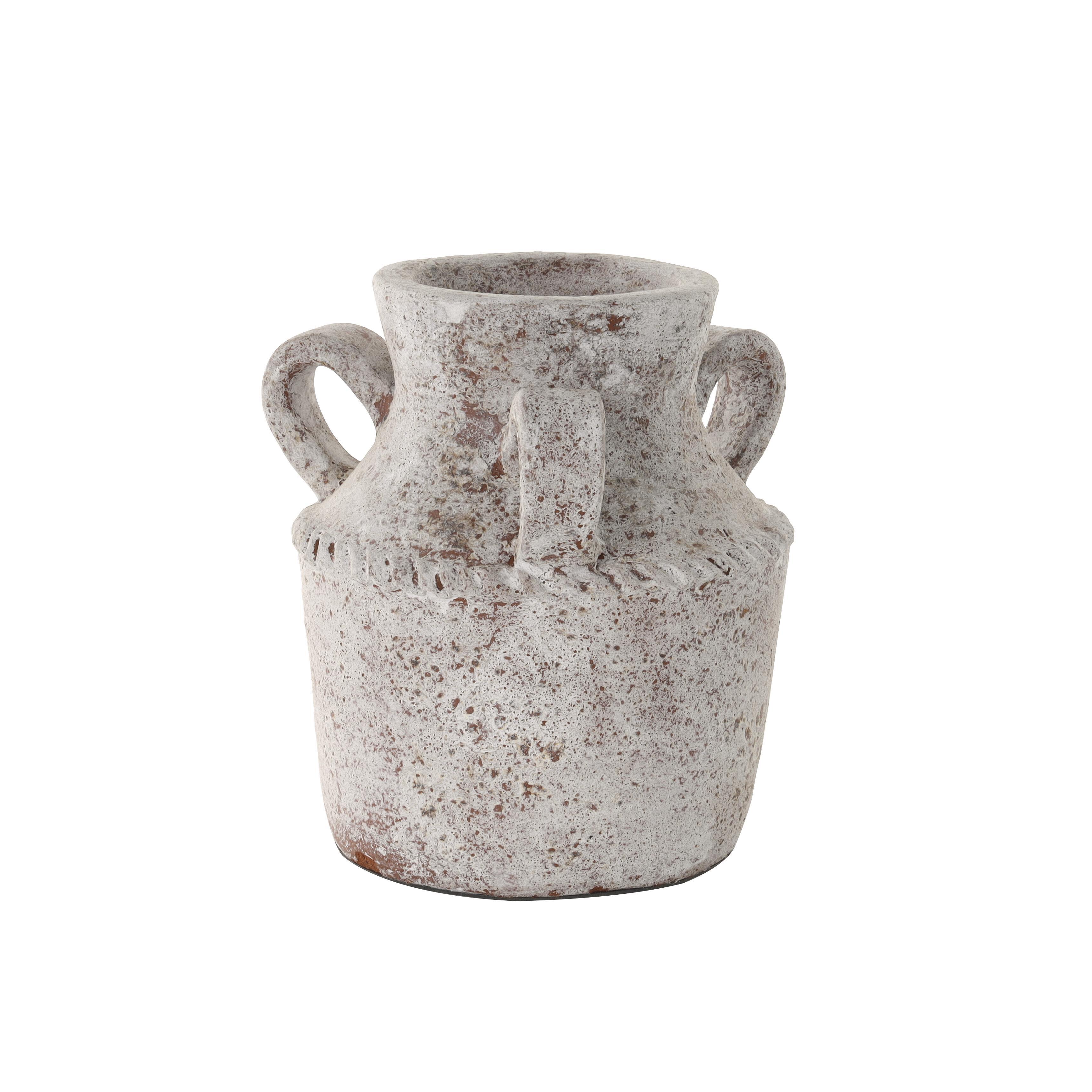 Bayberry Lane Arched Handles Textured Vase, , large