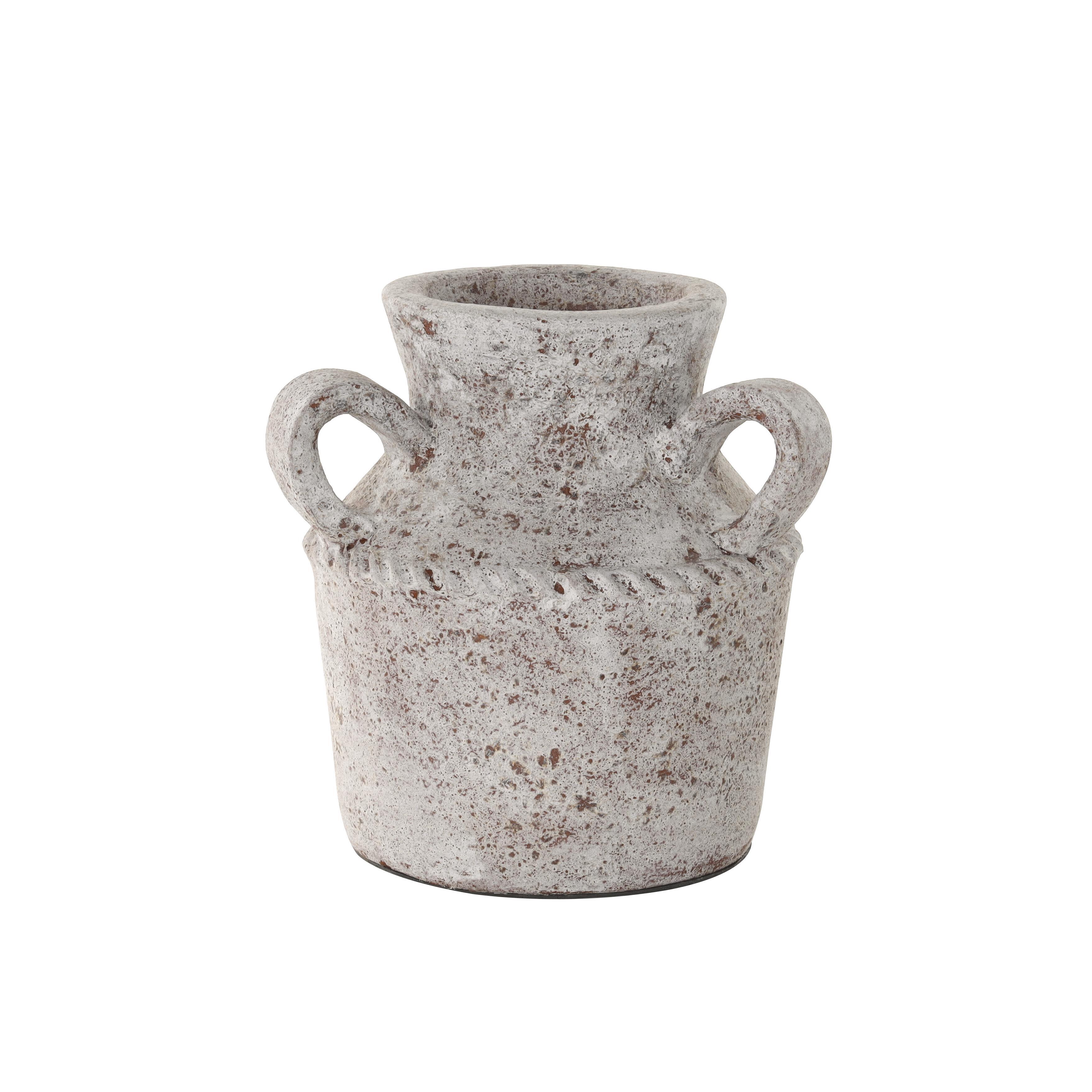 Bayberry Lane Arched Handles Textured Vase, , large
