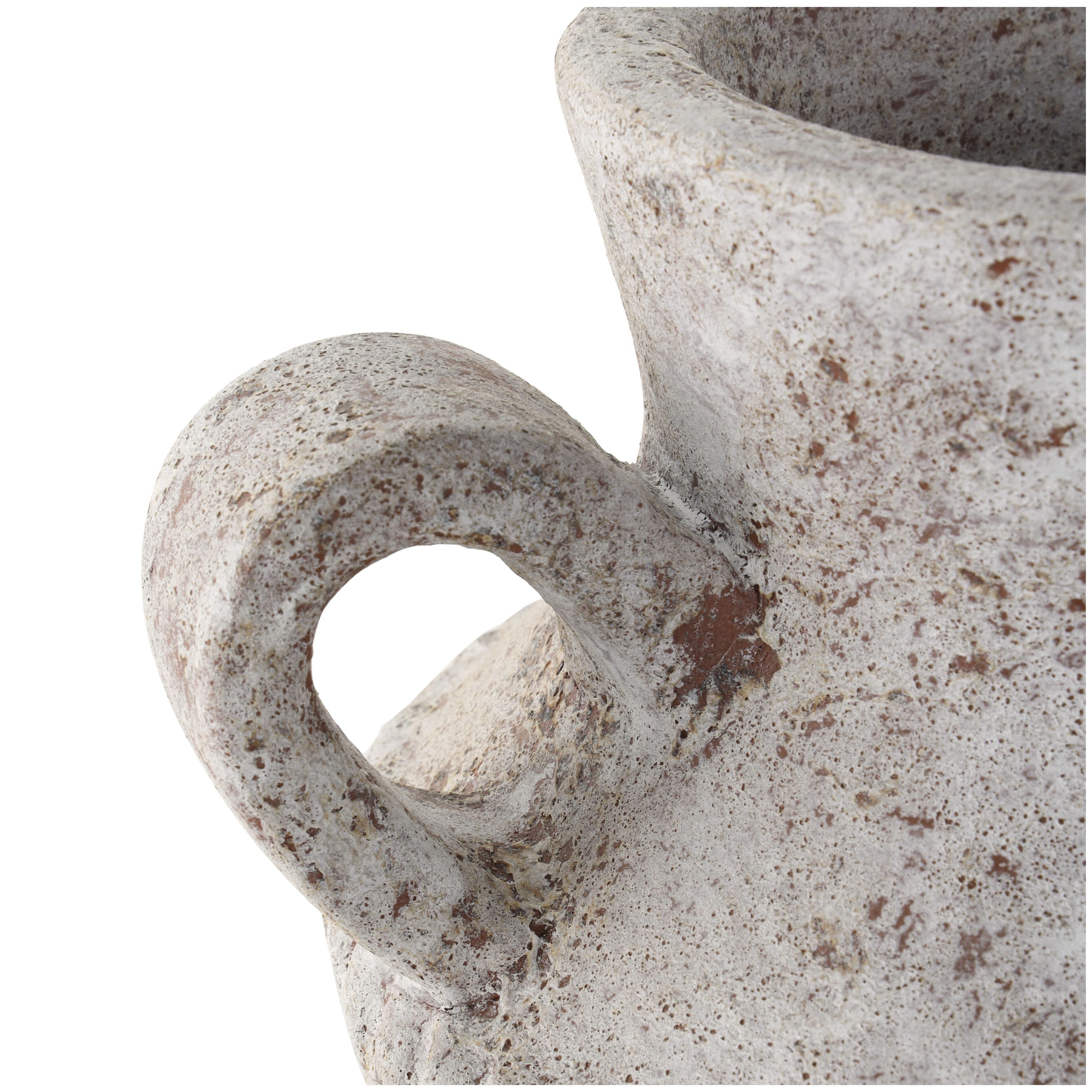 Bayberry Lane Arched Handles Textured Vase, , large