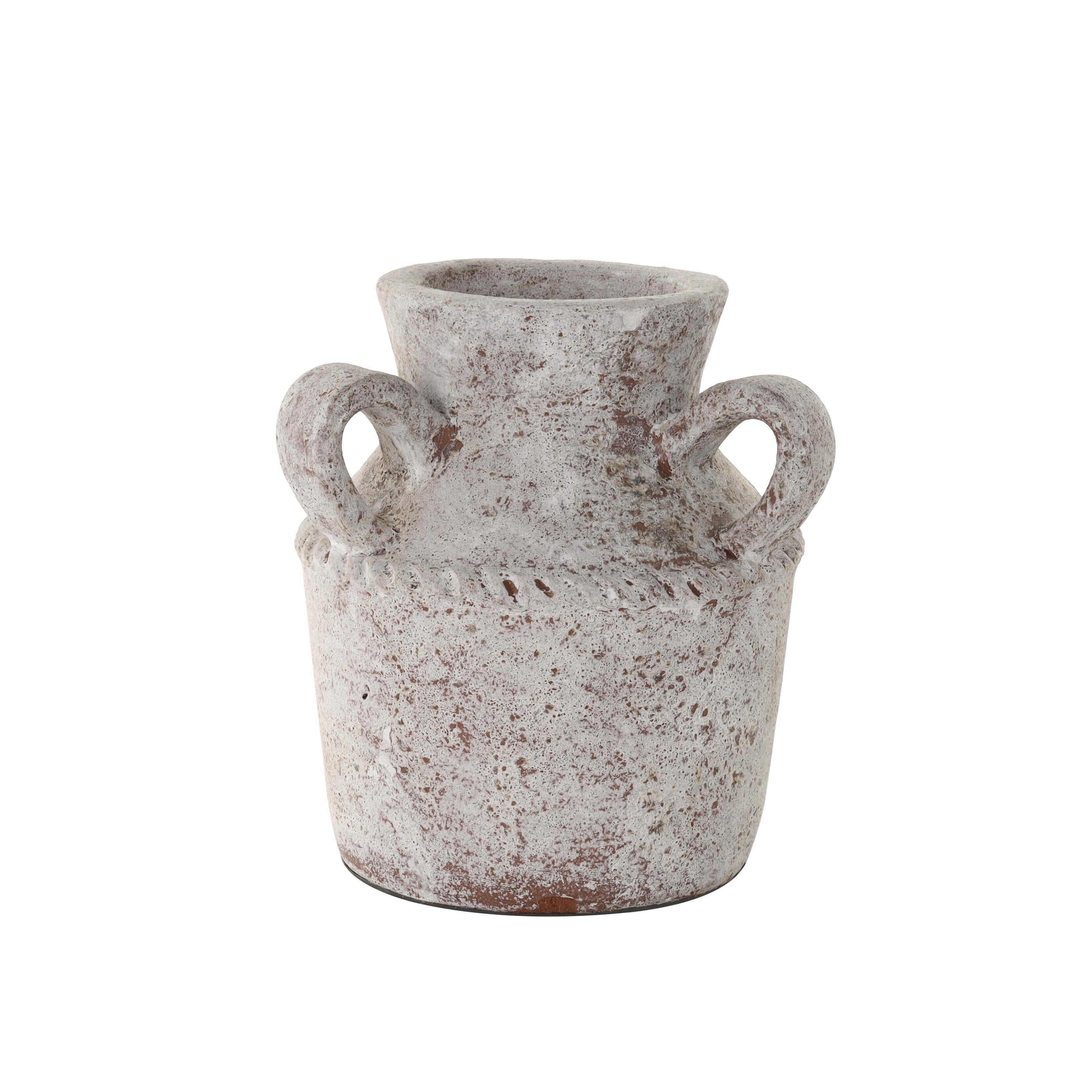 Bayberry Lane Arched Handles Textured Vase, , large