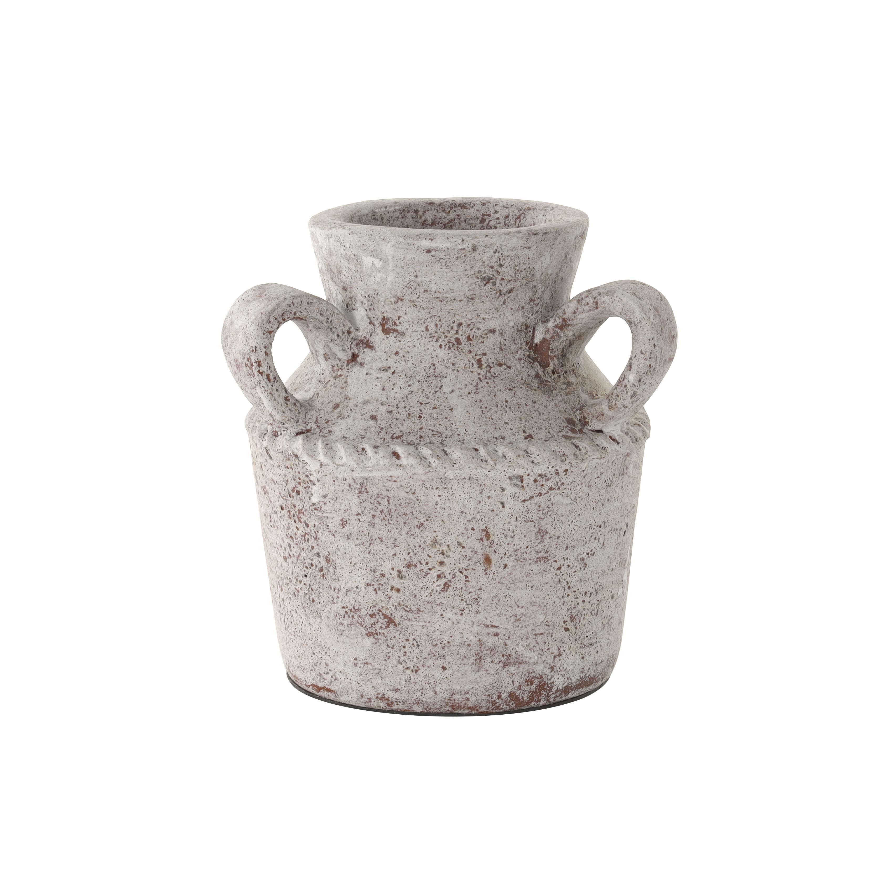 Bayberry Lane Arched Handles Textured Vase, , large