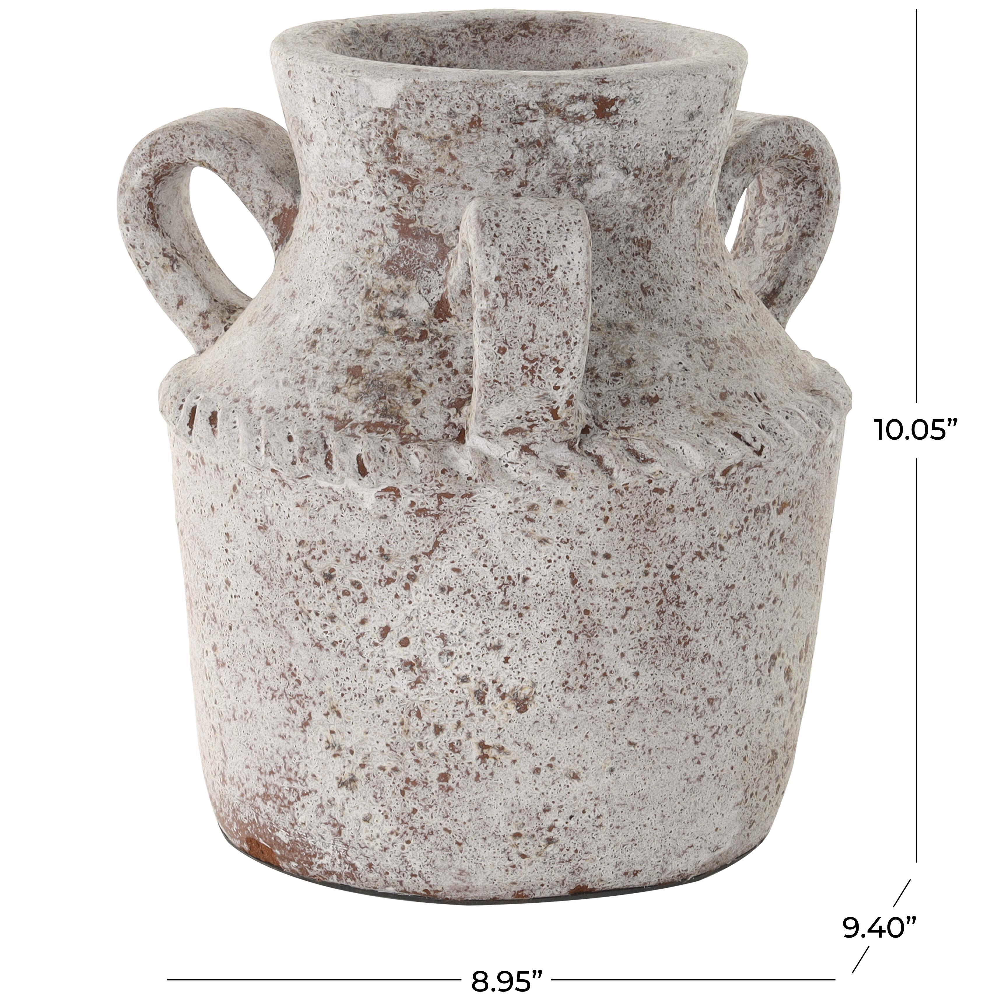 Bayberry Lane Arched Handles Textured Vase, , large