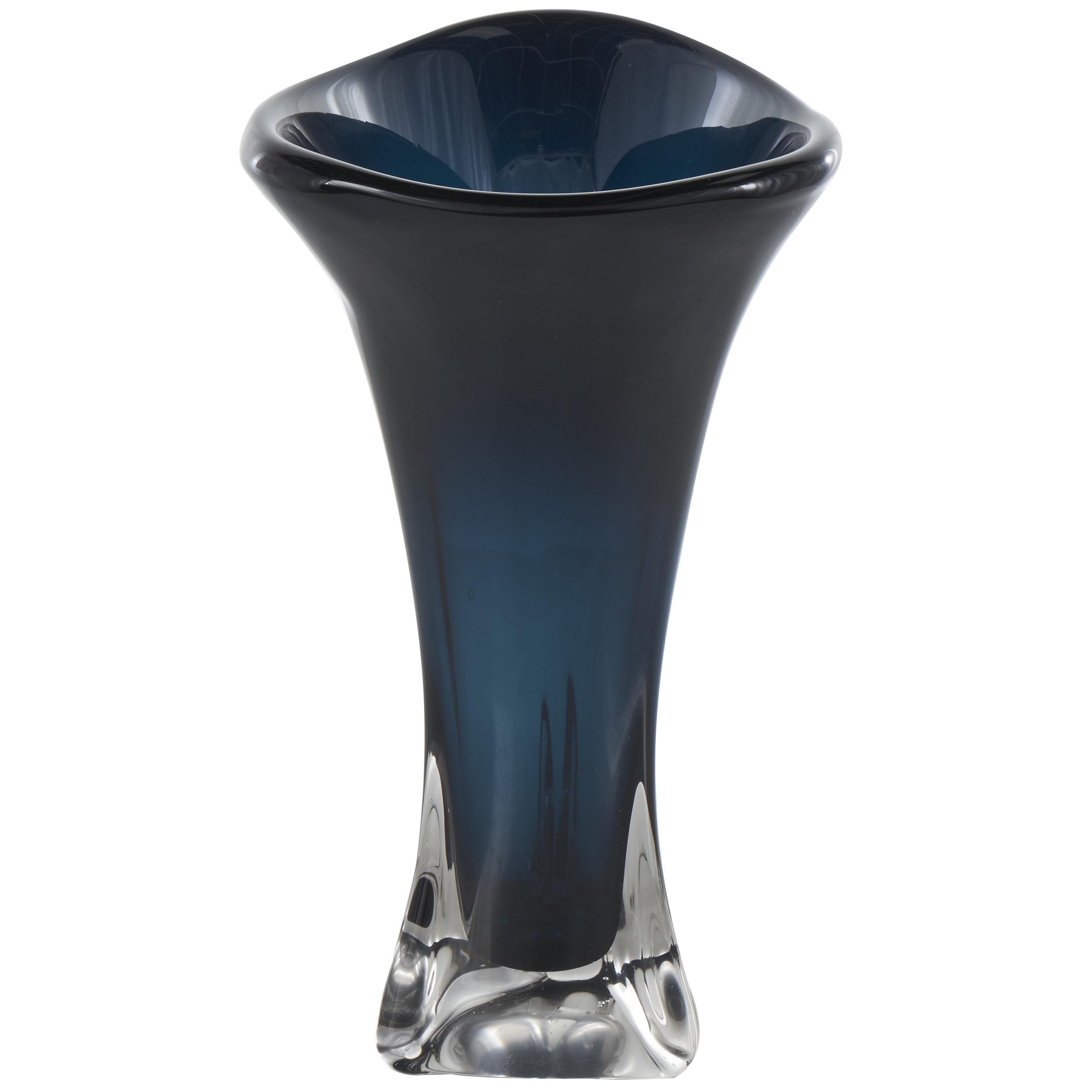 Bayberry Lane Clear Base Decorative Tulip Vase, , large
