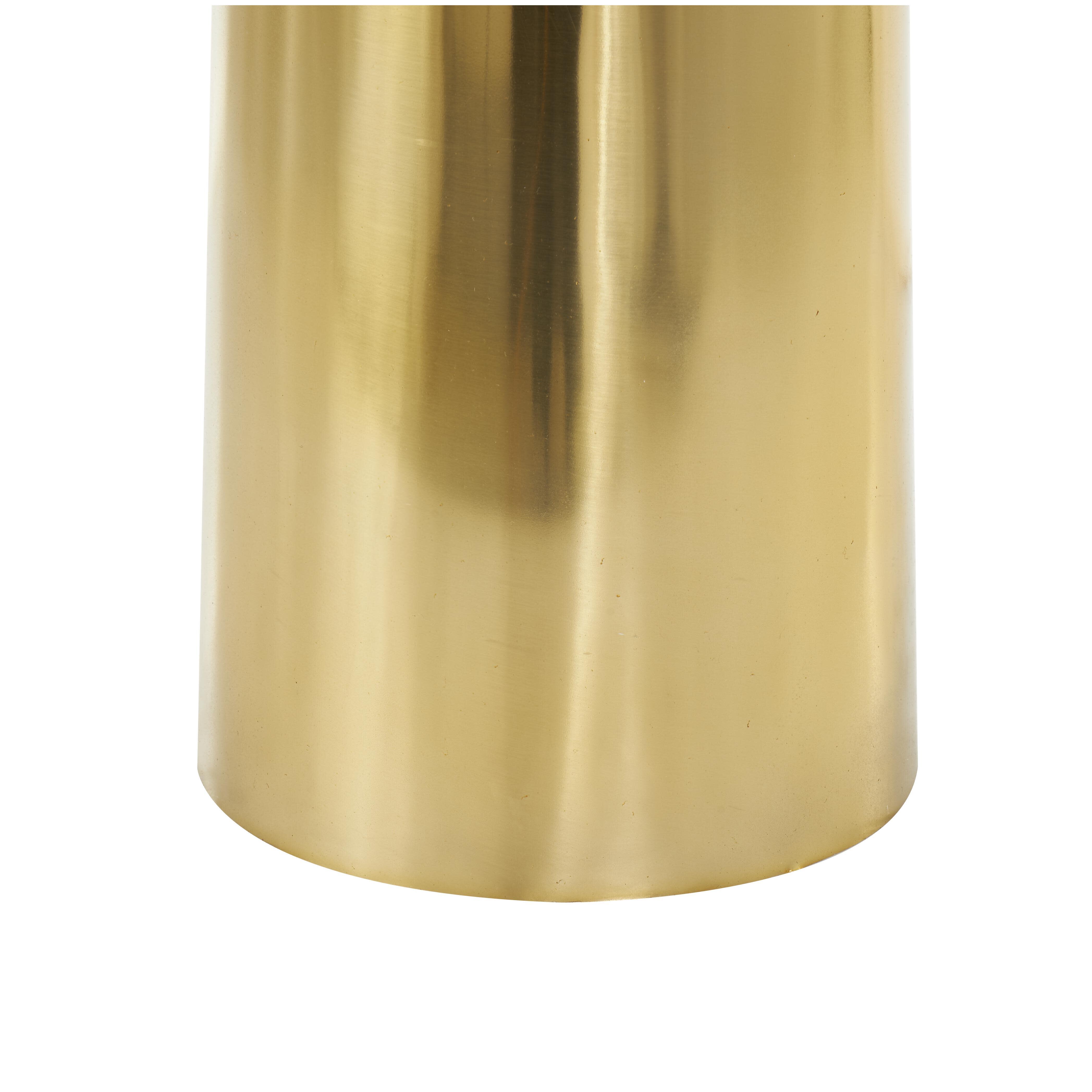 Bayberry Lane Decorative Tall Vase, Gold, large