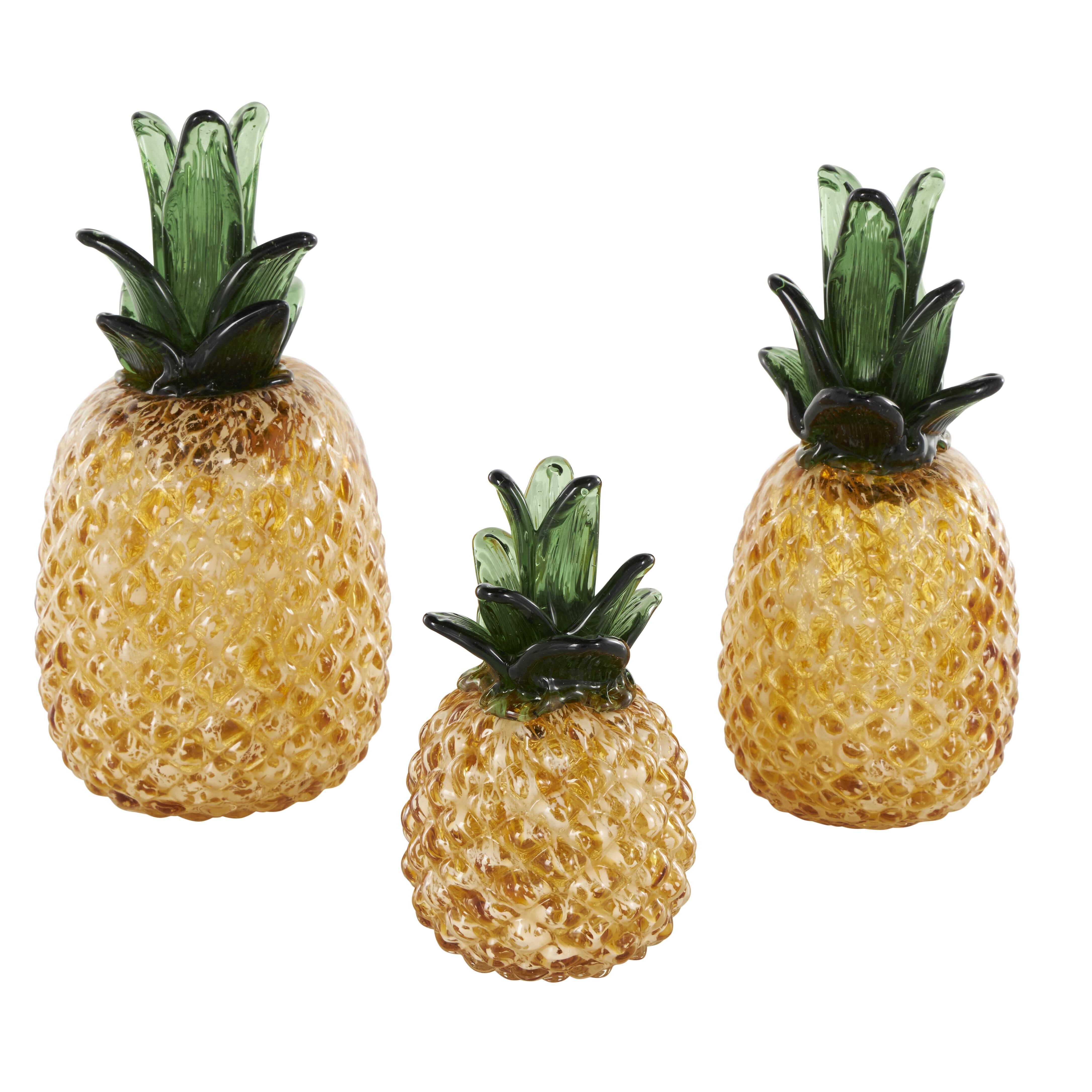Bayberry Lane Decorative Pineapple Sculpture Set | Ashley