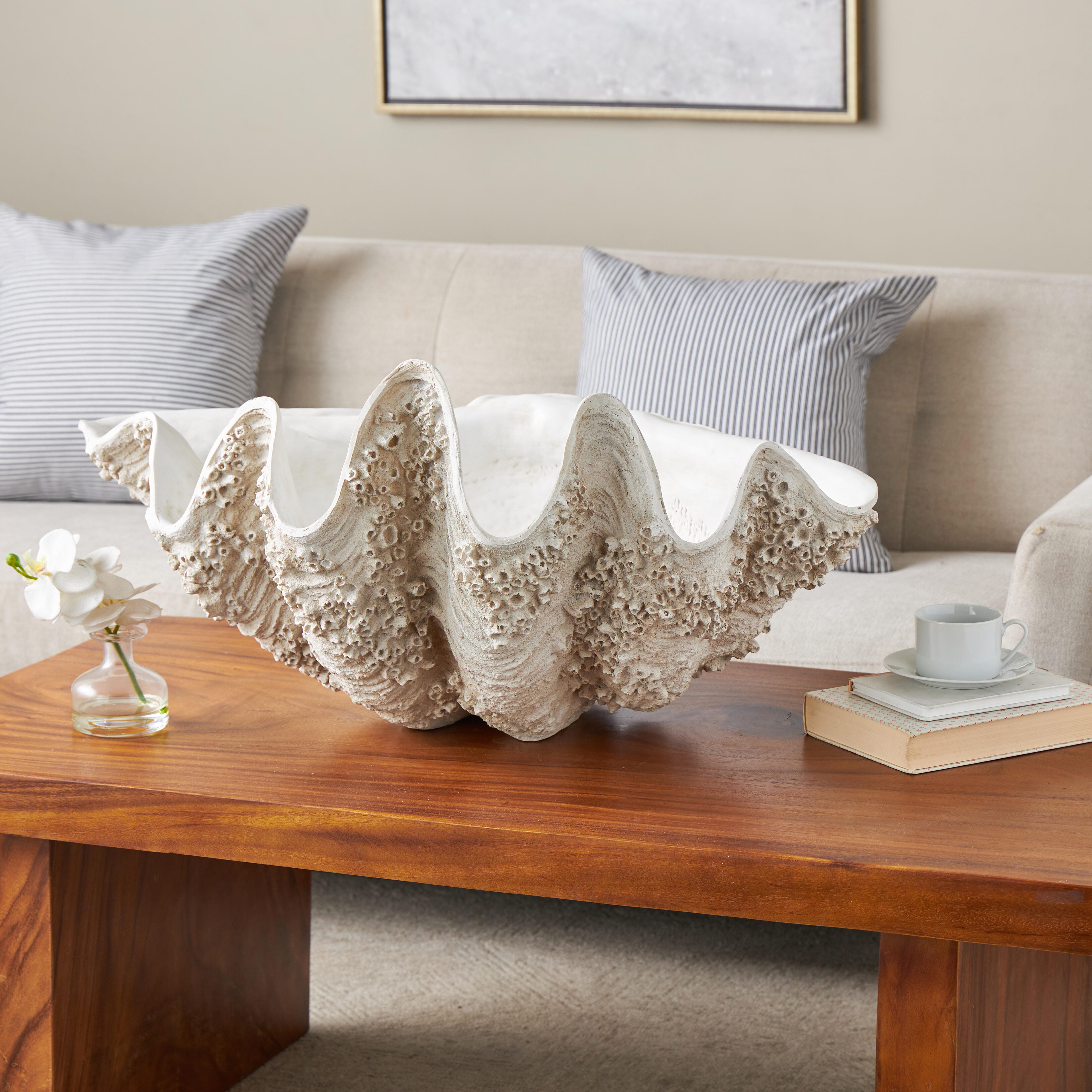 Bayberry Lane Decorative Shell Textured Sculpture, , large