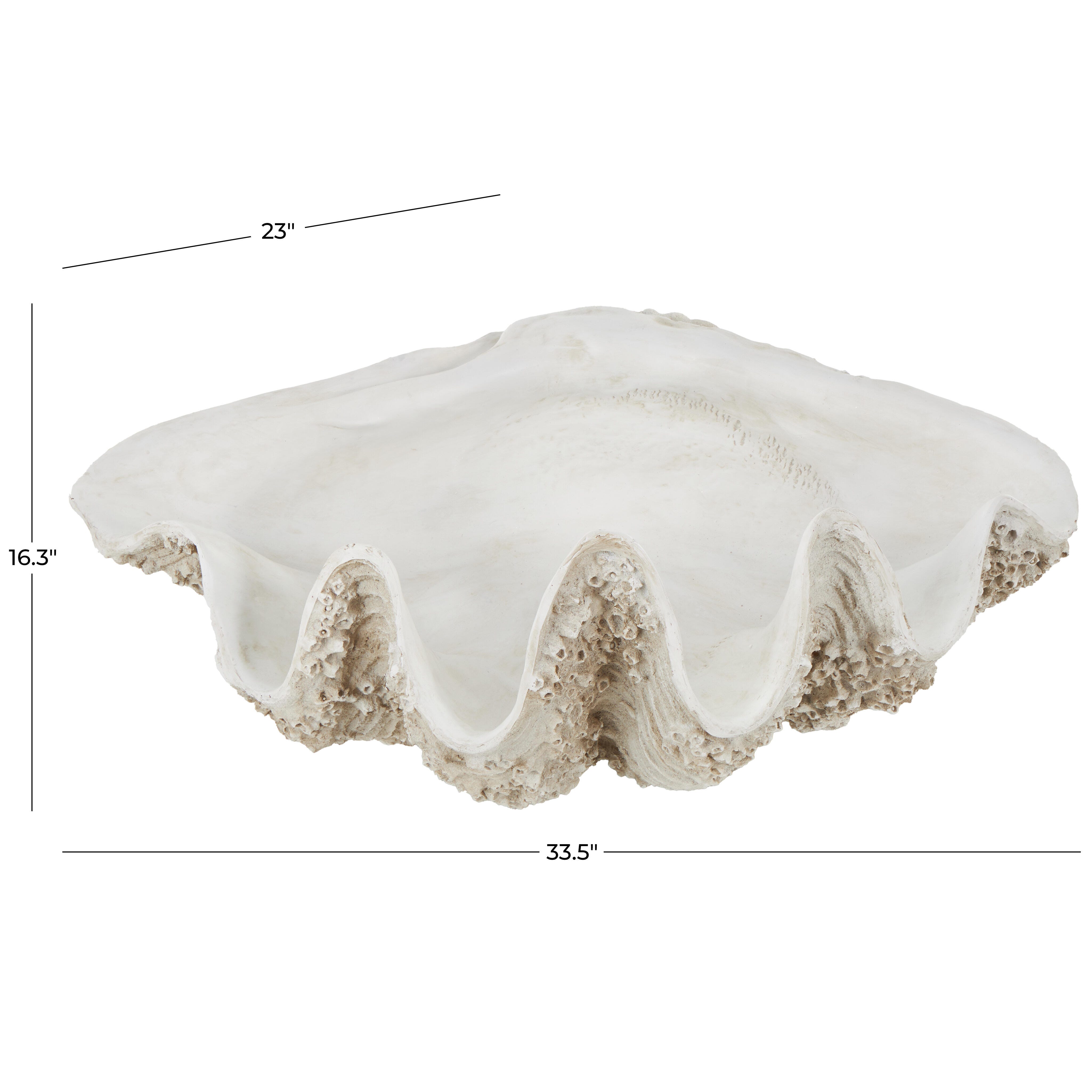 Bayberry Lane Decorative Shell Textured Sculpture, , large