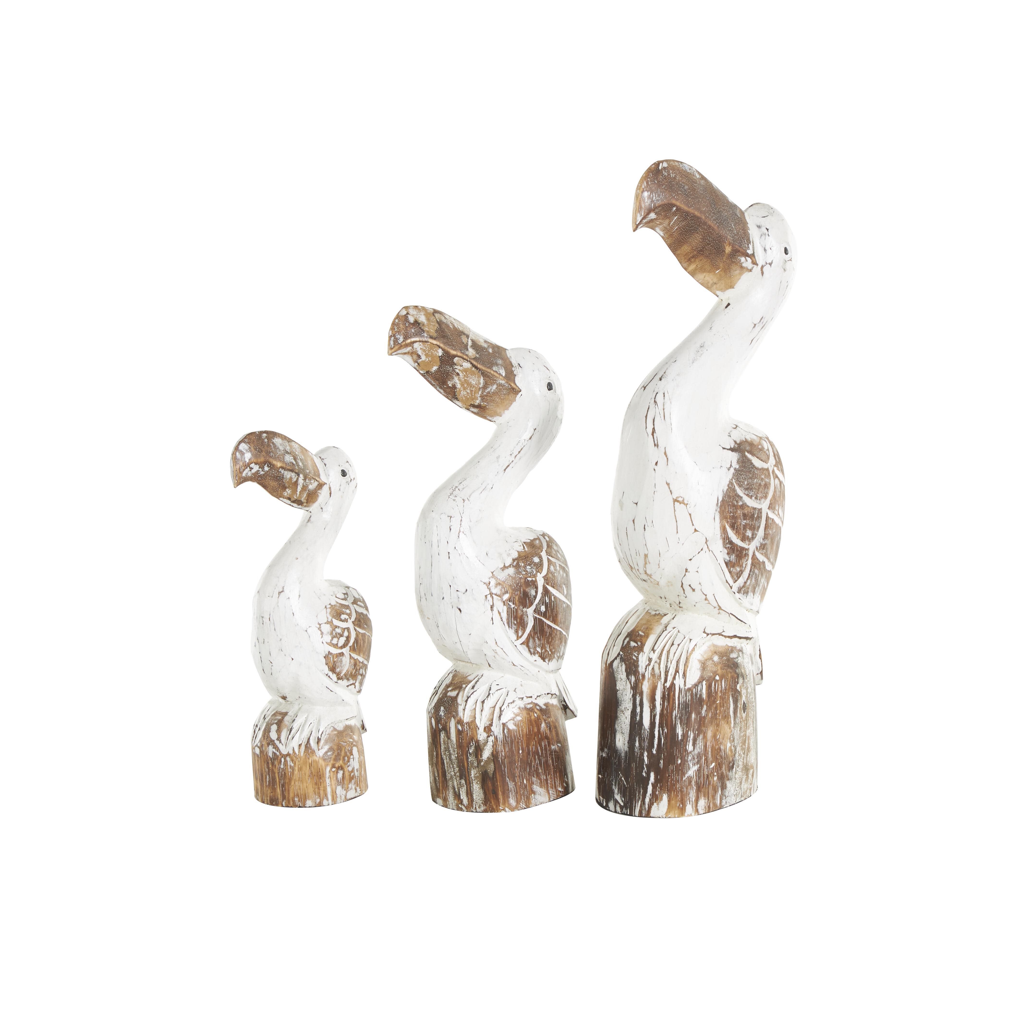 Bayberry Lane Pelican Sculpture Set, , large