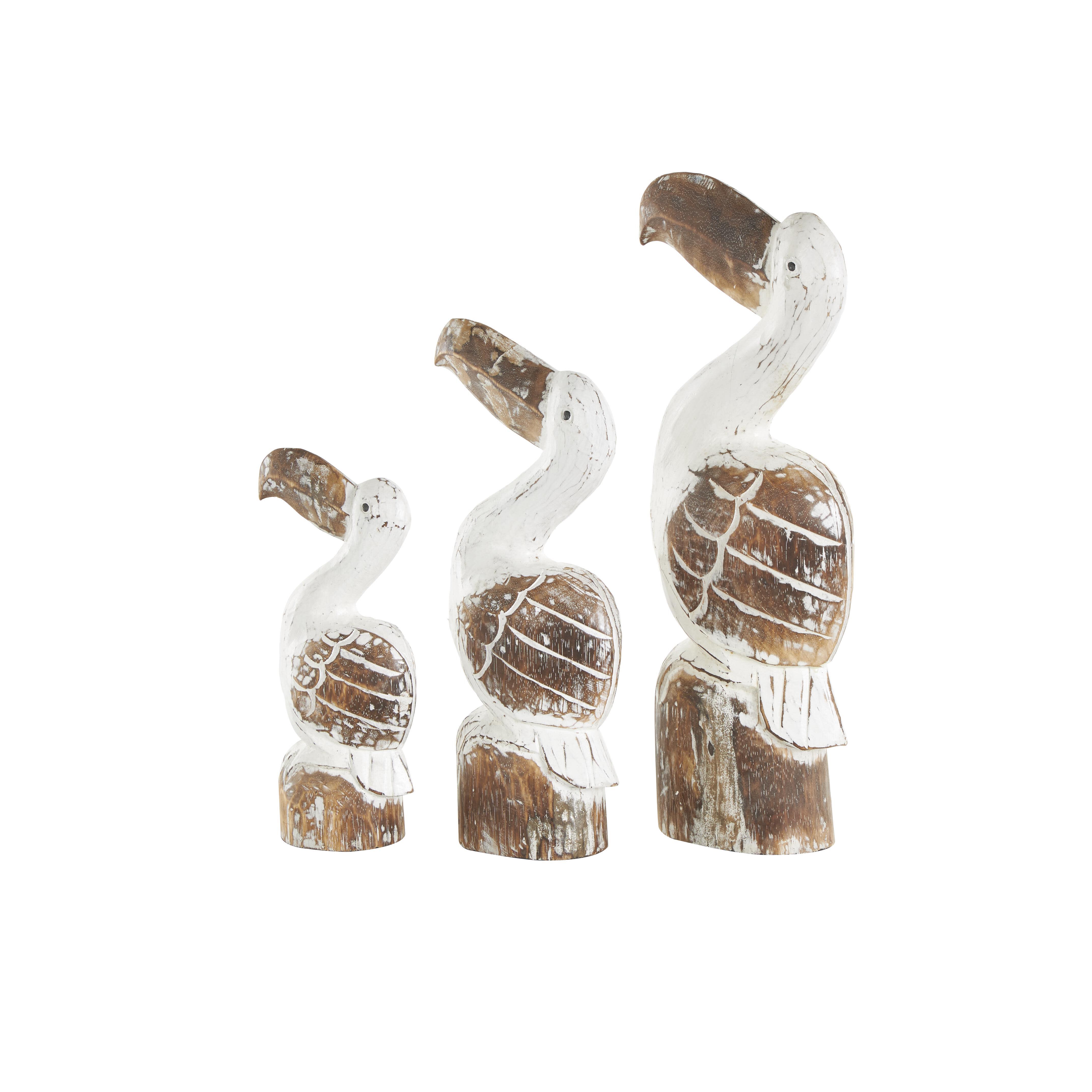 Bayberry Lane Pelican Sculpture Set, , large