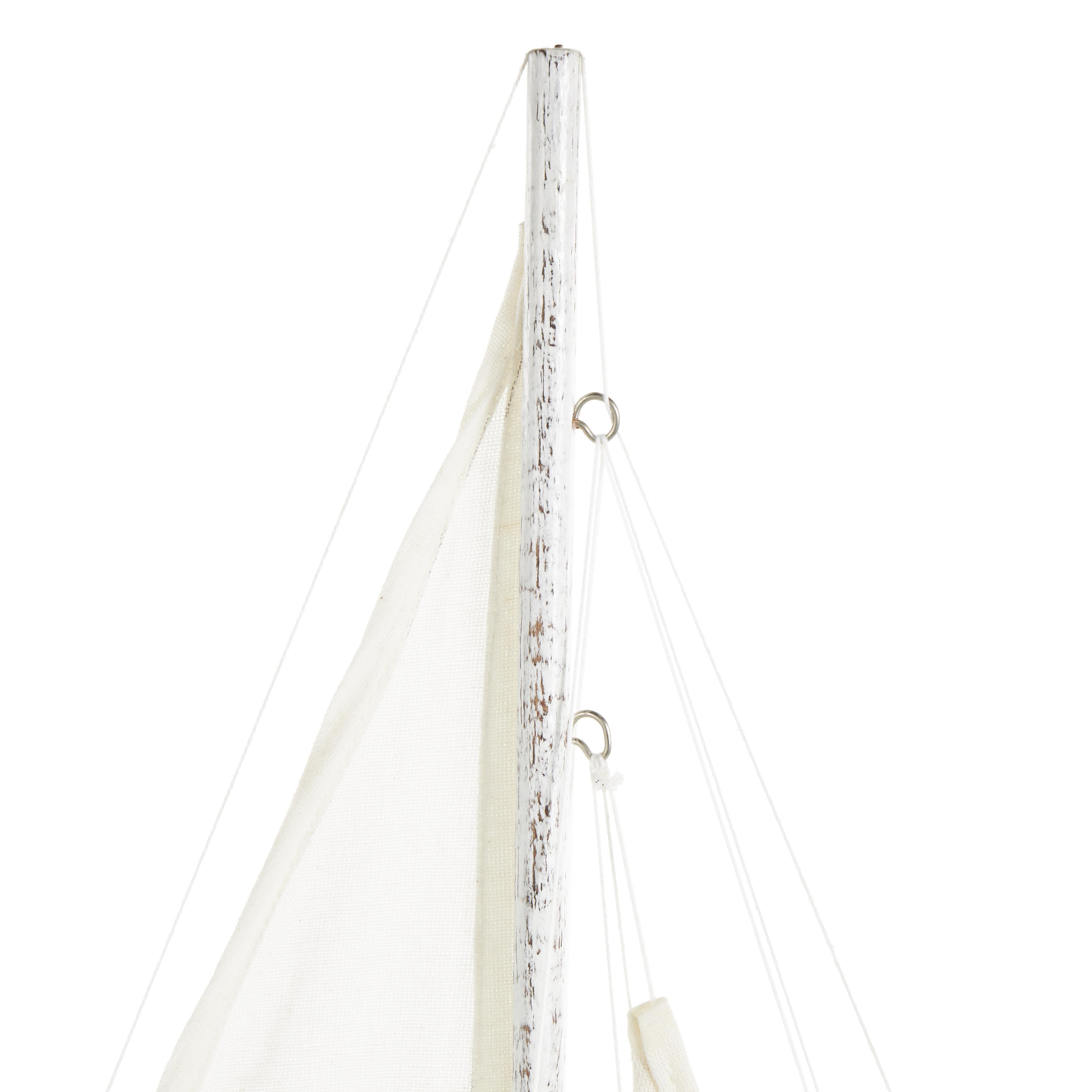 Bayberry Lane Sail Boat with Beaded Accents Sculpture, , large