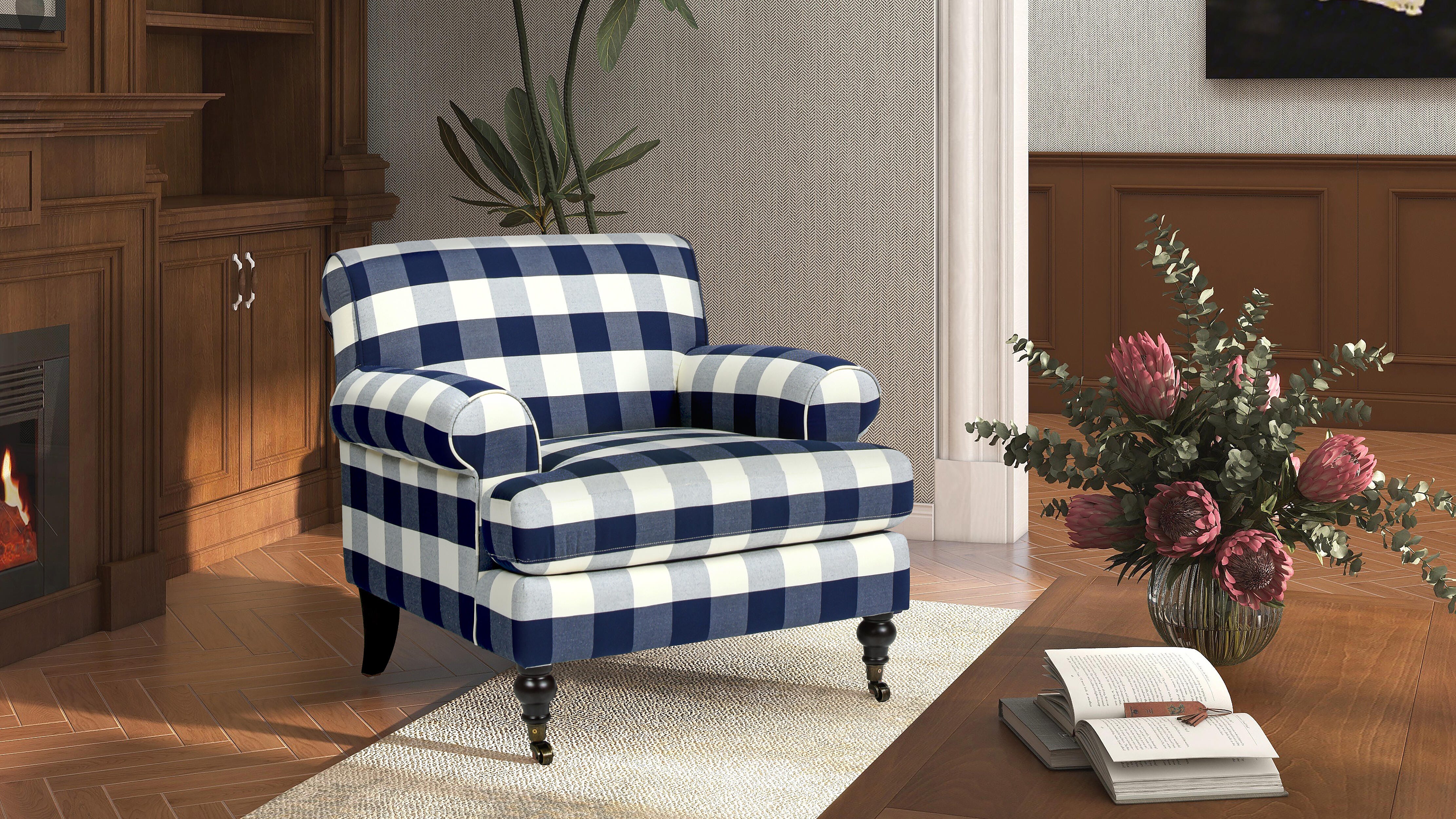Jennifer Taylor Home Alana Accent Arm Chair, , rollover