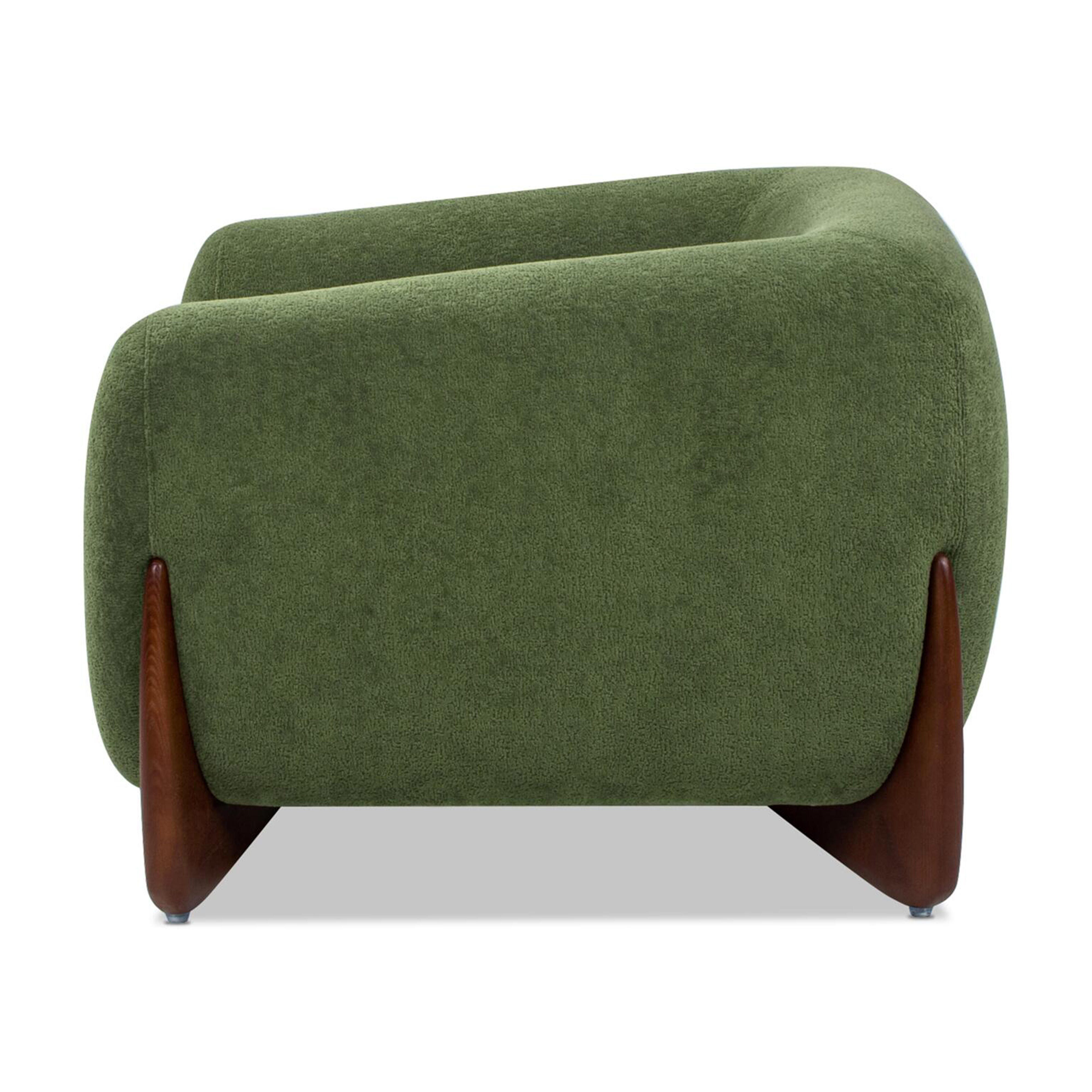 Jennifer Taylor Home Alpine Accent Arm Chair, Moss Green, large