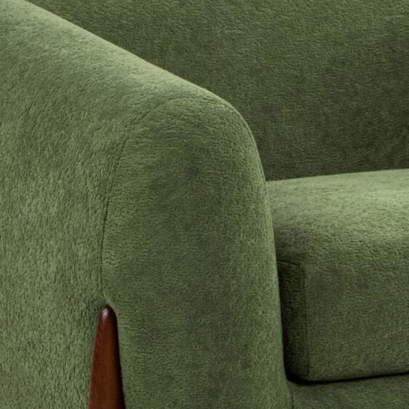 Jennifer Taylor Home Alpine Accent Arm Chair, Moss Green, large