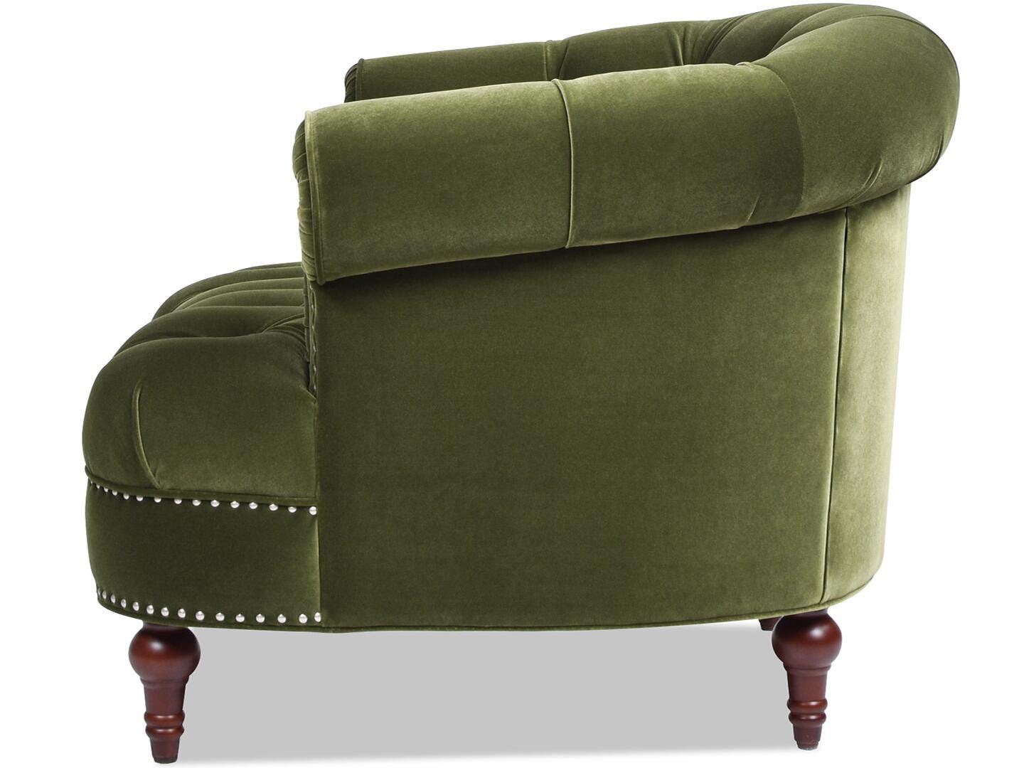Jennifer Taylor Home La Rosa Tufted Accent Chair, Olive Green, large